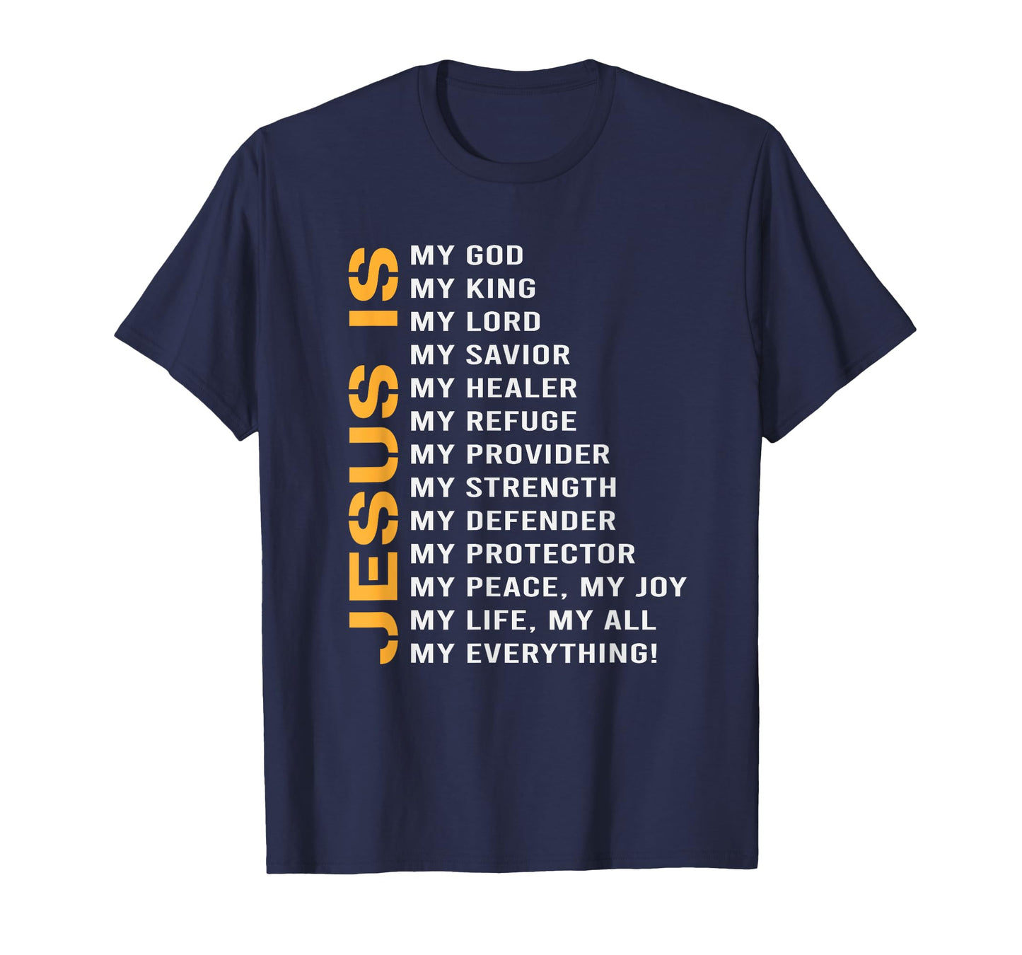 Jesus Lord God Savior Devotee Gift Idea Jesus T-Shirt