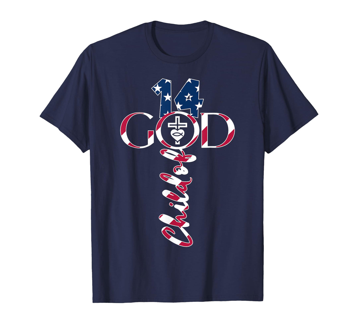 GOD 14 YEARS JESUS 14TH BIRTHDAY T-Shirt
