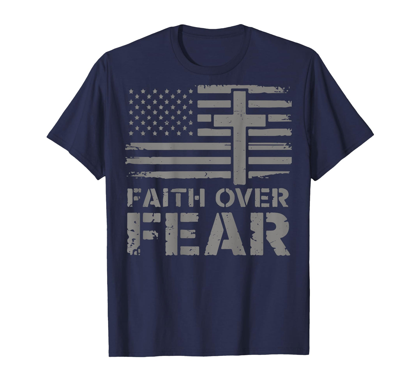 Boy Faith Over Fear Teen Youth Christian Godbrother Toddler T-Shirt