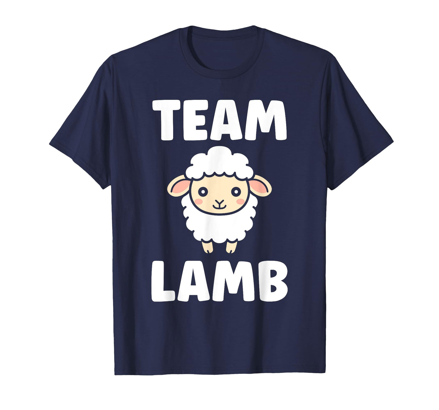 Quote Little Cute Baby Sheep Simple team Lamb T-Shirt