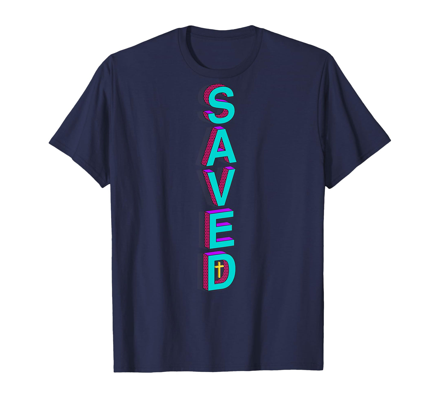 Christian Bible Verse Saved John 3:16 Religious Back Design T-Shirt