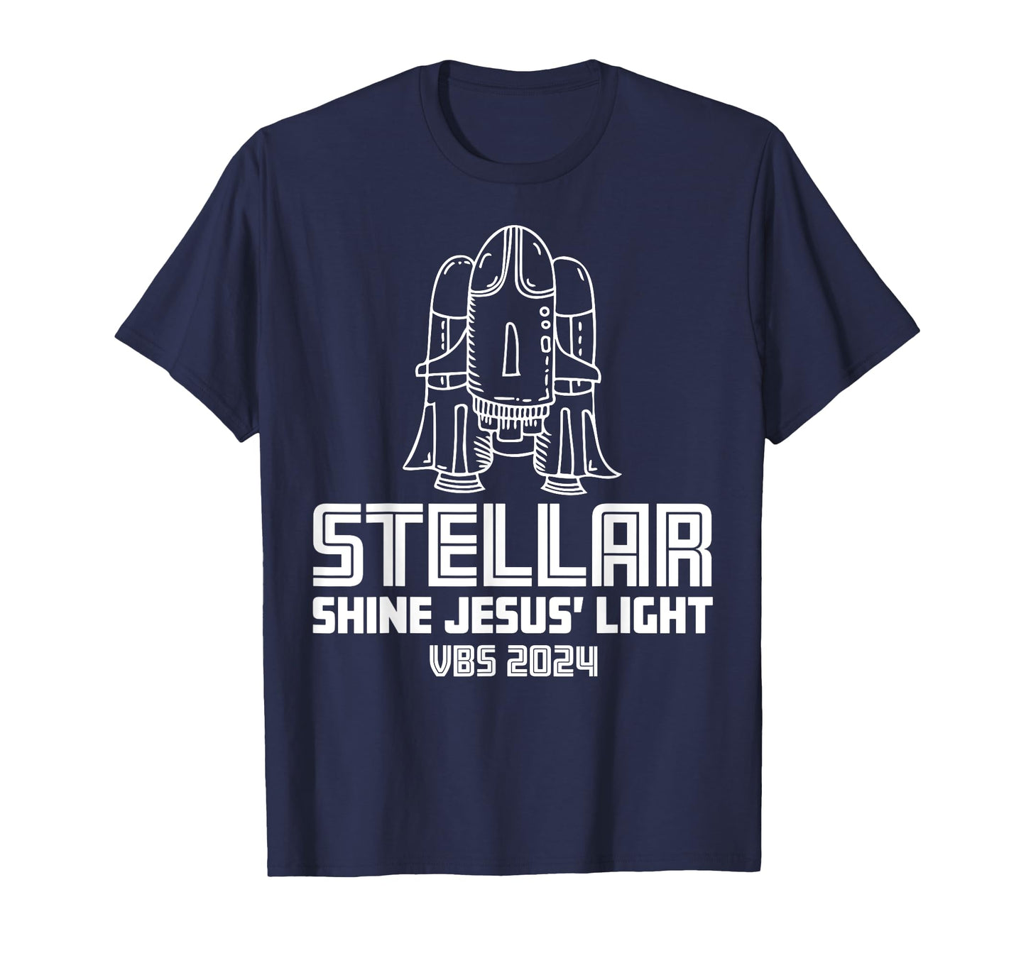 Stellar Shine Jesus' Light VBS 2024 Vacation Bible School T-Shirt