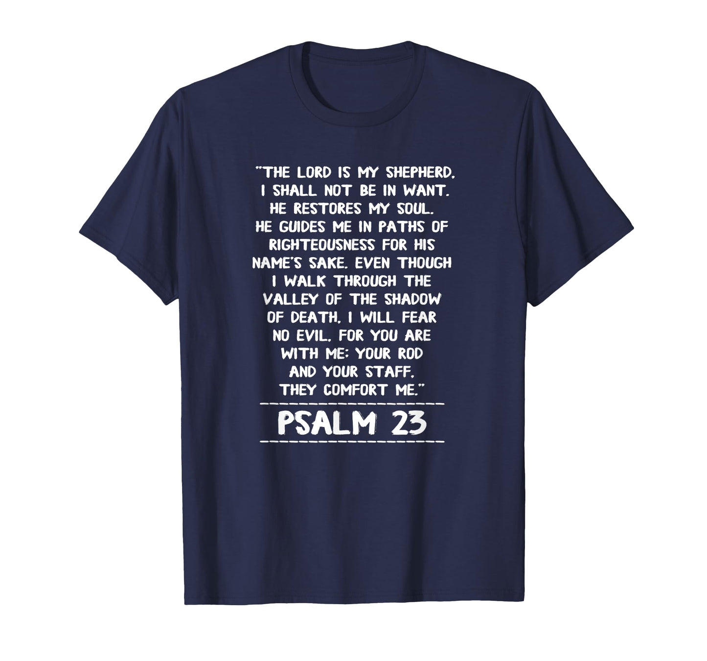 The lord is my shepherd Psalm 23 Jesus Christian Gift T-Shirt