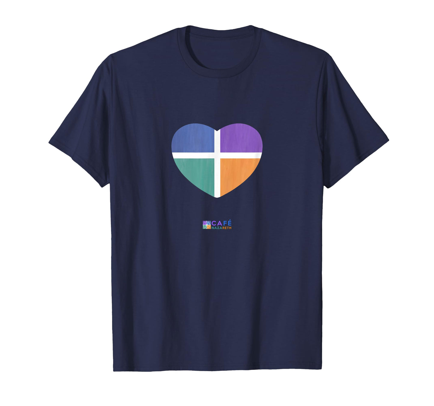 Four Color Heart T-Shirt