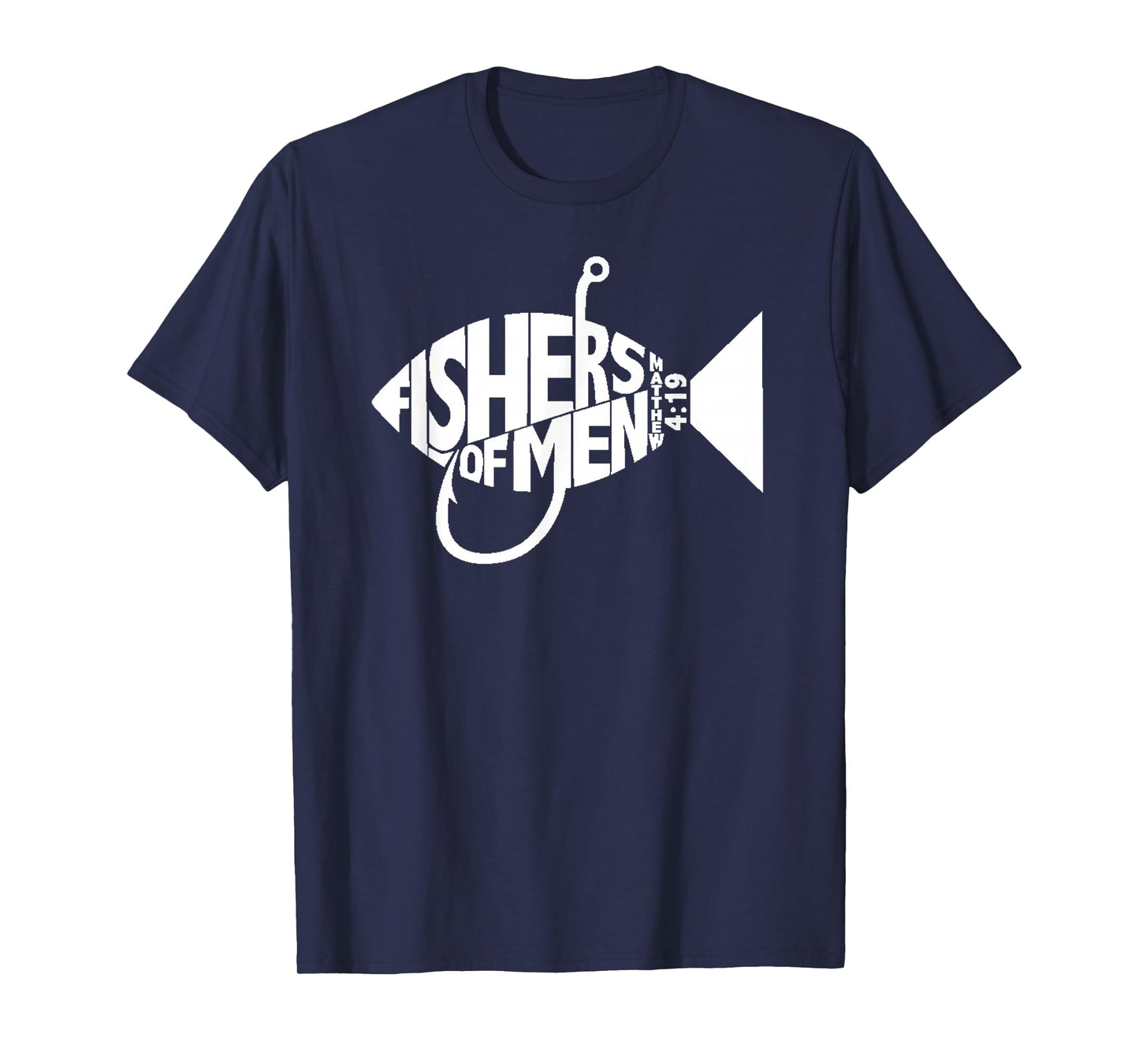 Matching Church Christian Group Bible Verse Fishers of Men T-Shirt