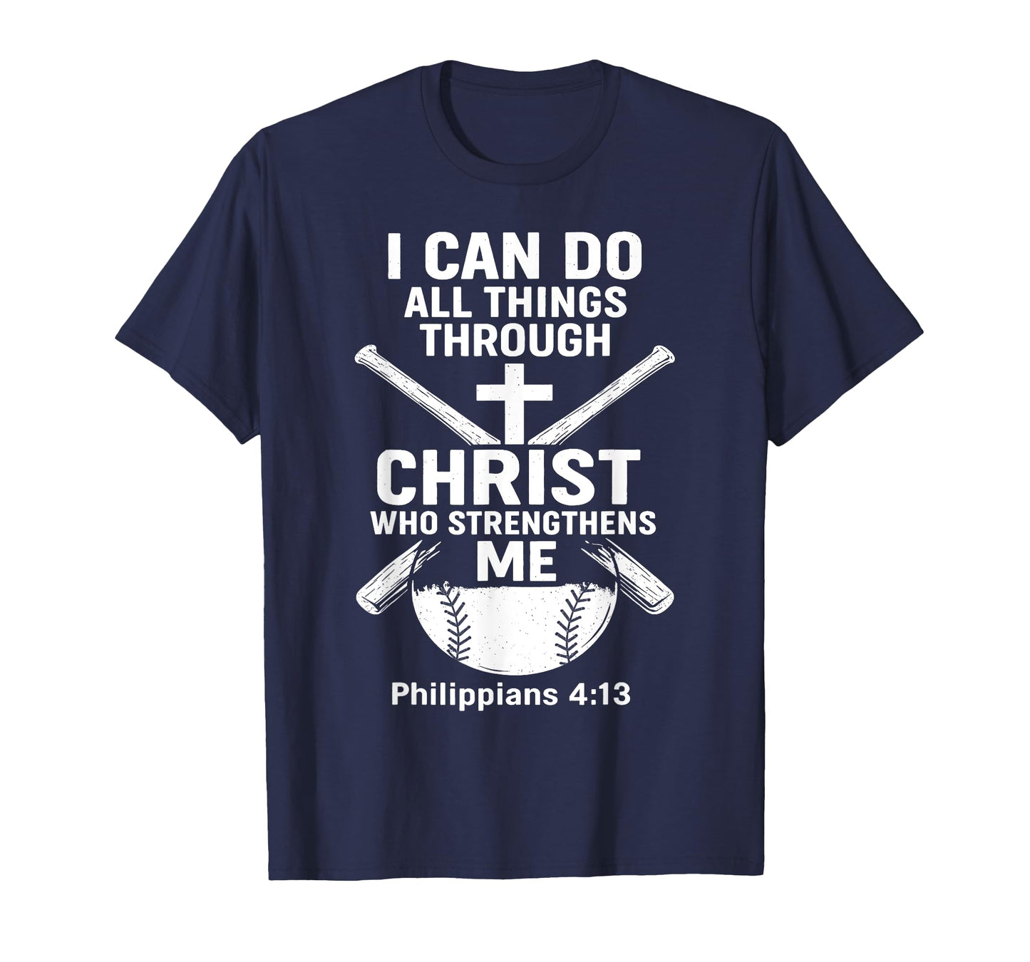Baseball Christian Athlete Christ Centered T-Shirt