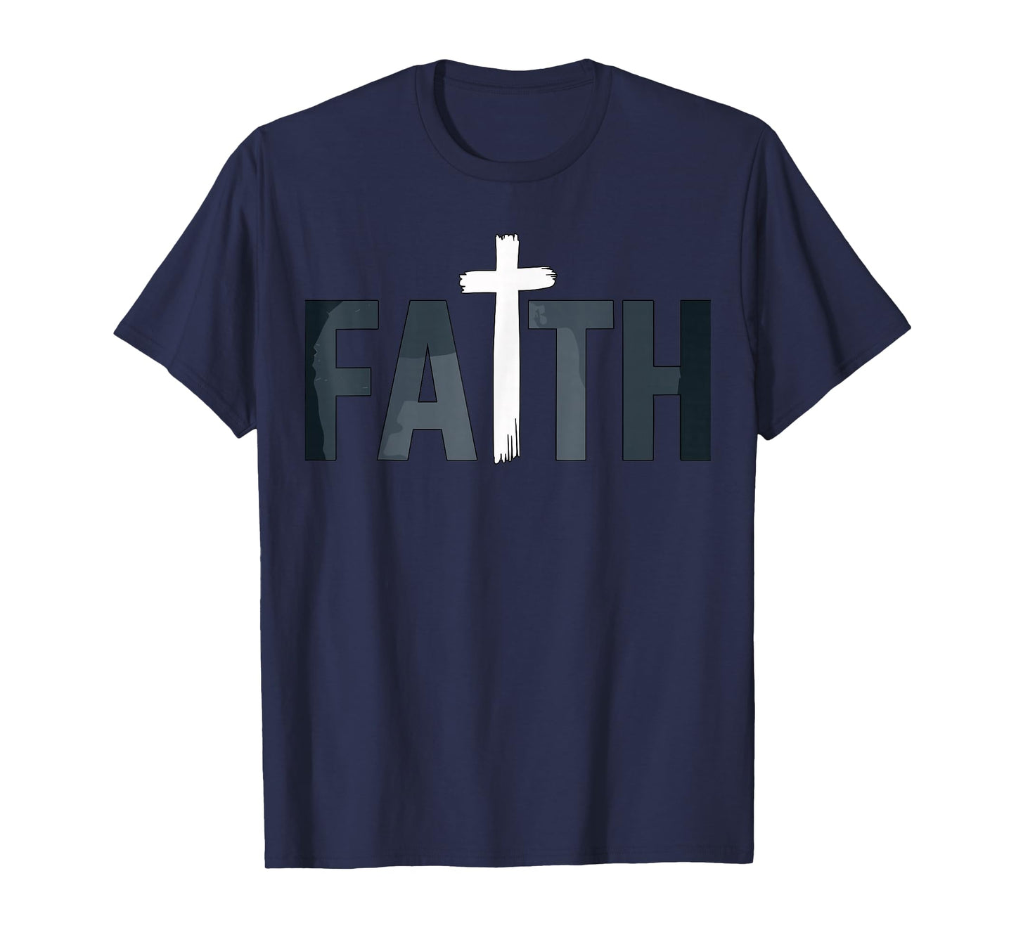 Faith with Cross Christian Religious T-Shirt