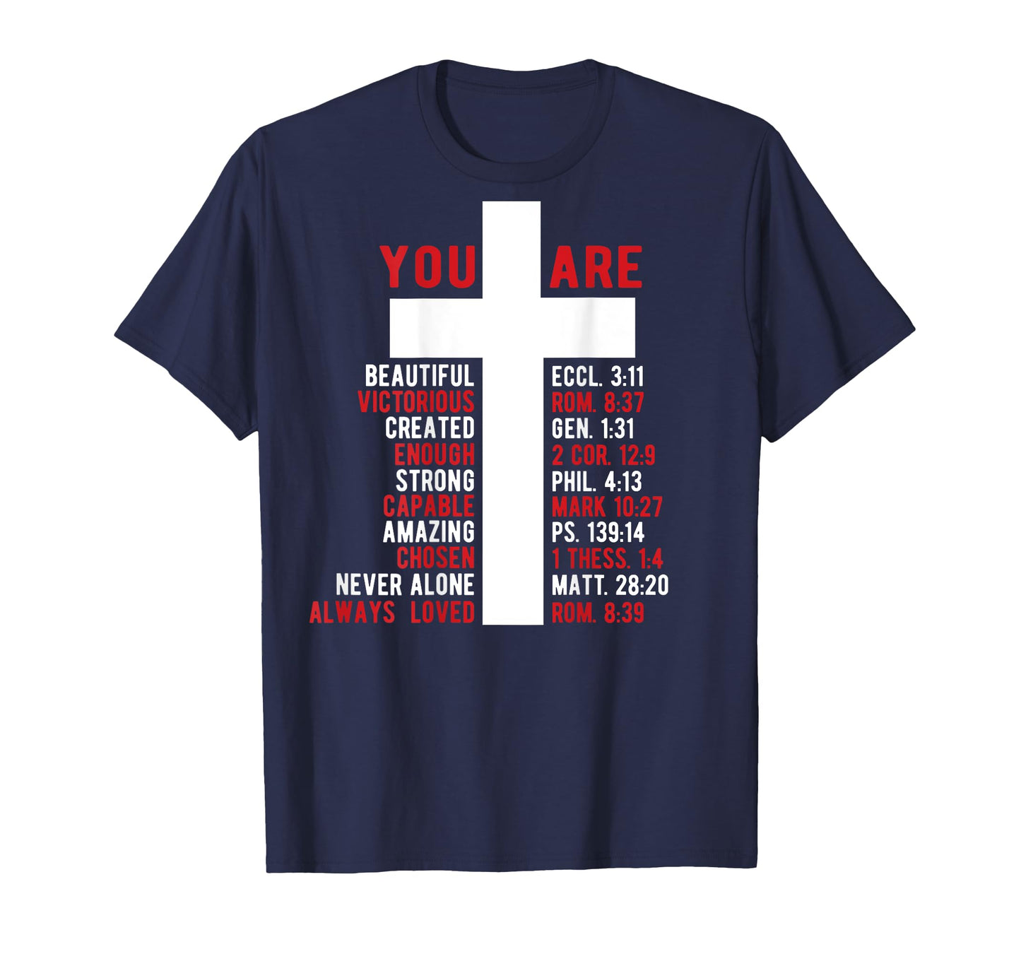 Jesus Never God Says You Bless The Way The Truth ART ON BACK T-Shirt