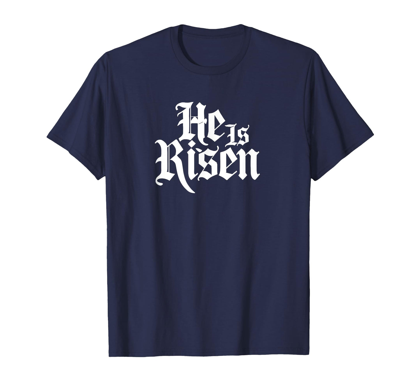Religious Christian Easter - He Is Risen - Old English T-Shirt