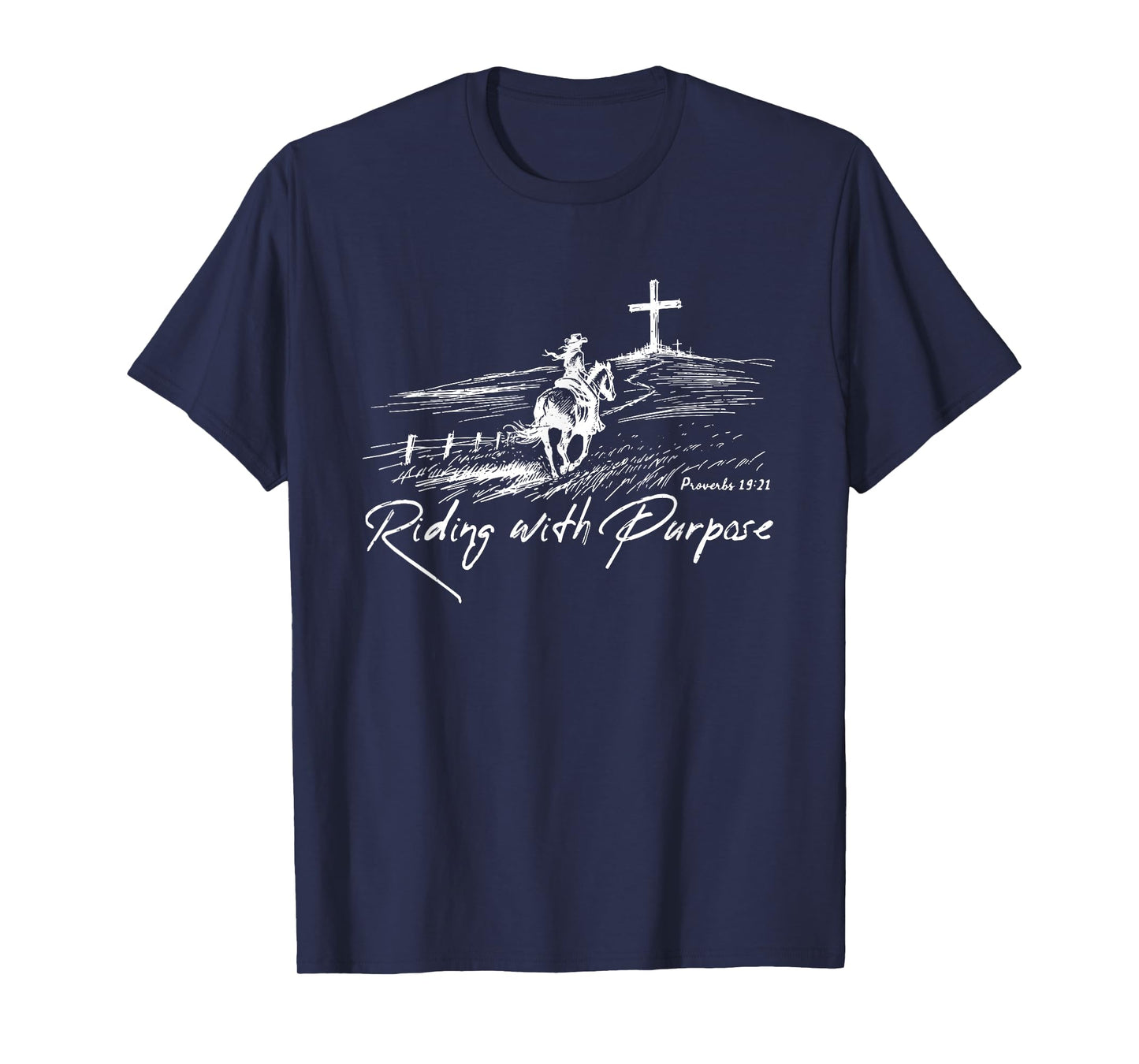 Riding with Purpose Western Cowgirl Faith T-Shirt