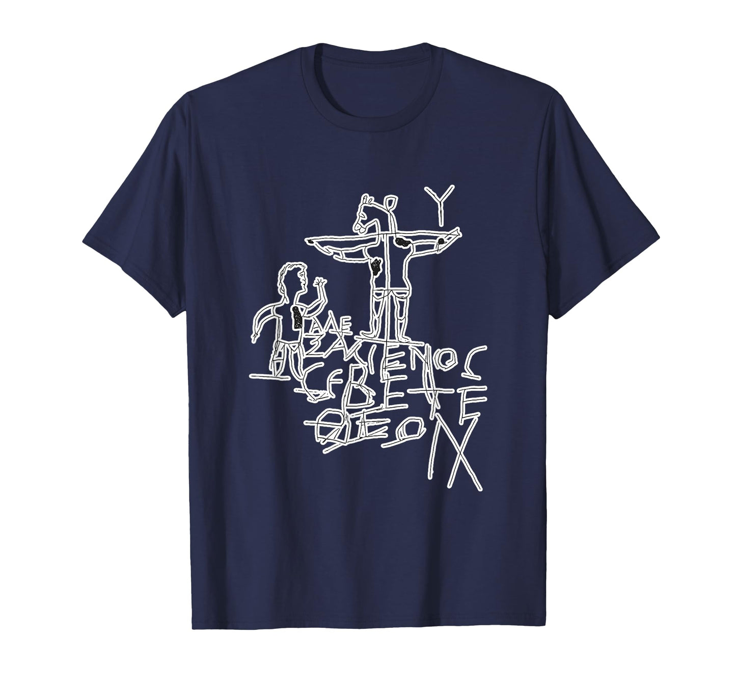 Alexamenos Graffiti - Graffito - Roman - Jesus - Christian T-Shirt