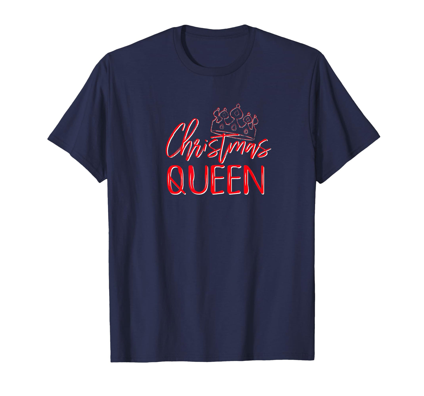 Christmas Queen Decorating Holiday Party Matching Cute Wife T-Shirt
