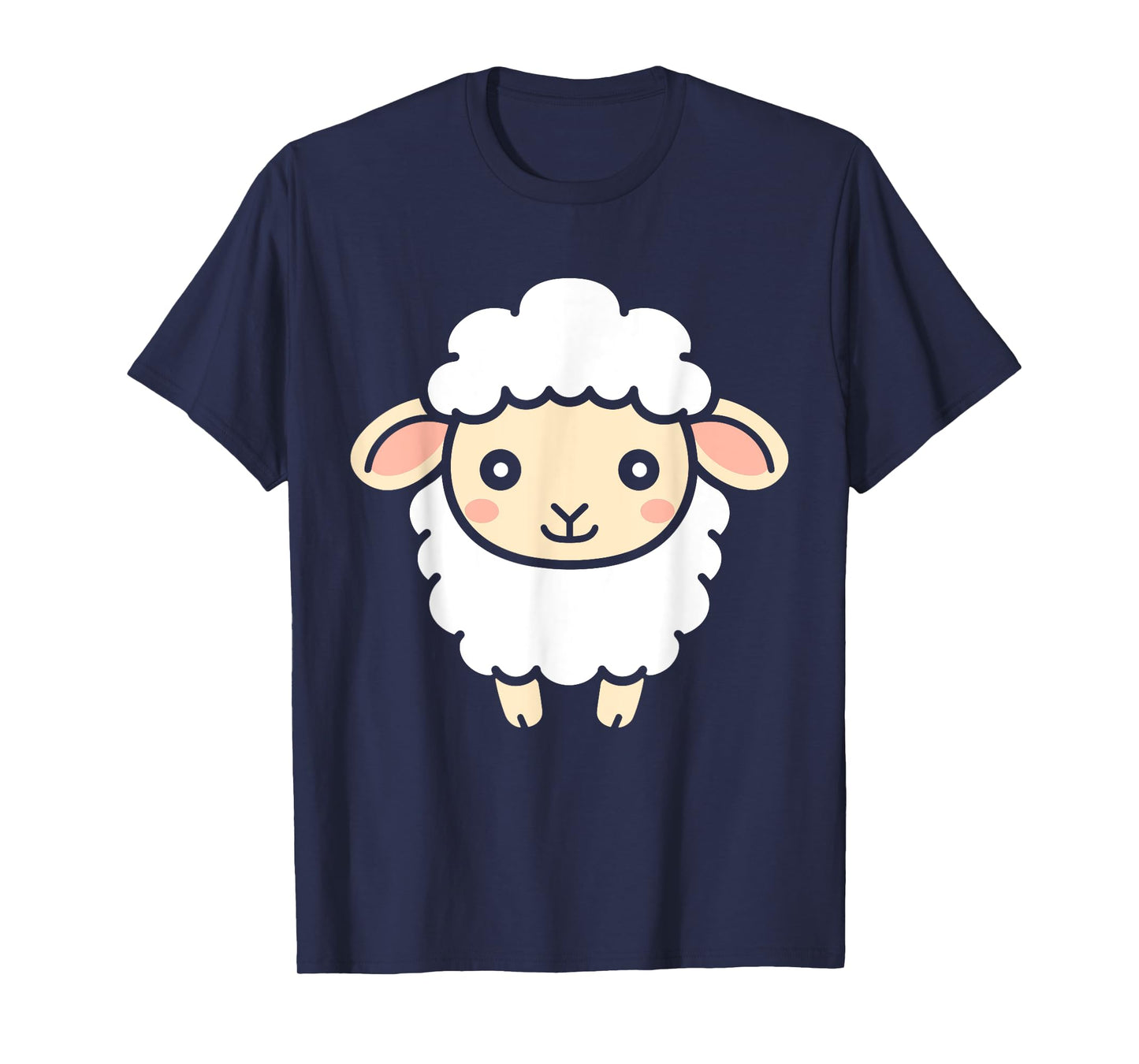 Quote Little Cute Baby Sheep Simple Lamb T-Shirt