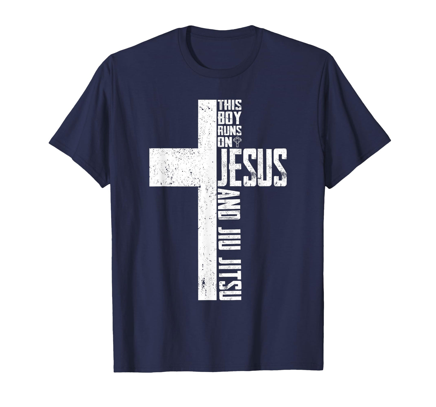 This Boy Runs On Jesus And Jiu Jitsu Christian T-Shirt