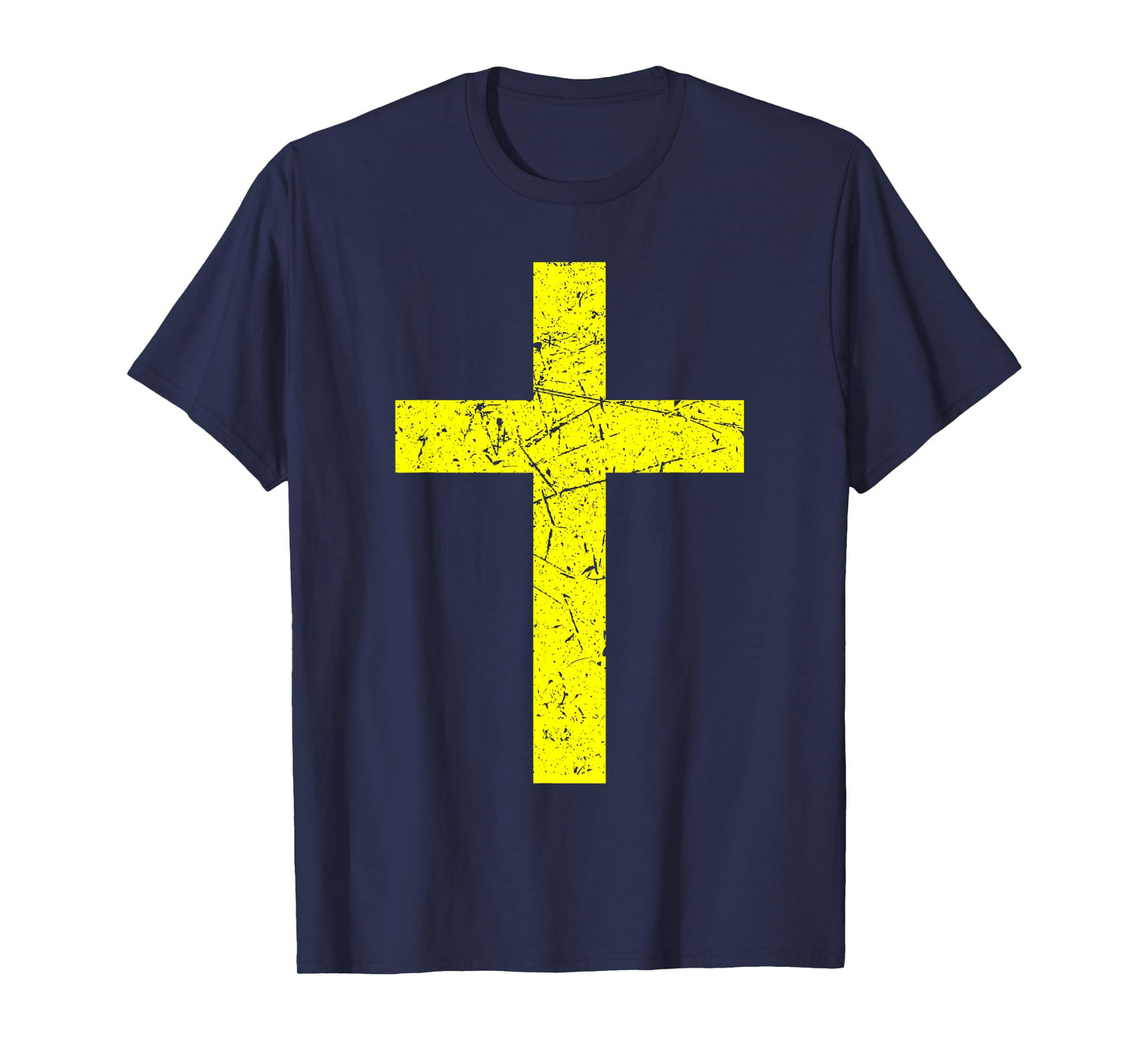 God Jesus Cross Christian Yellow T-Shirt