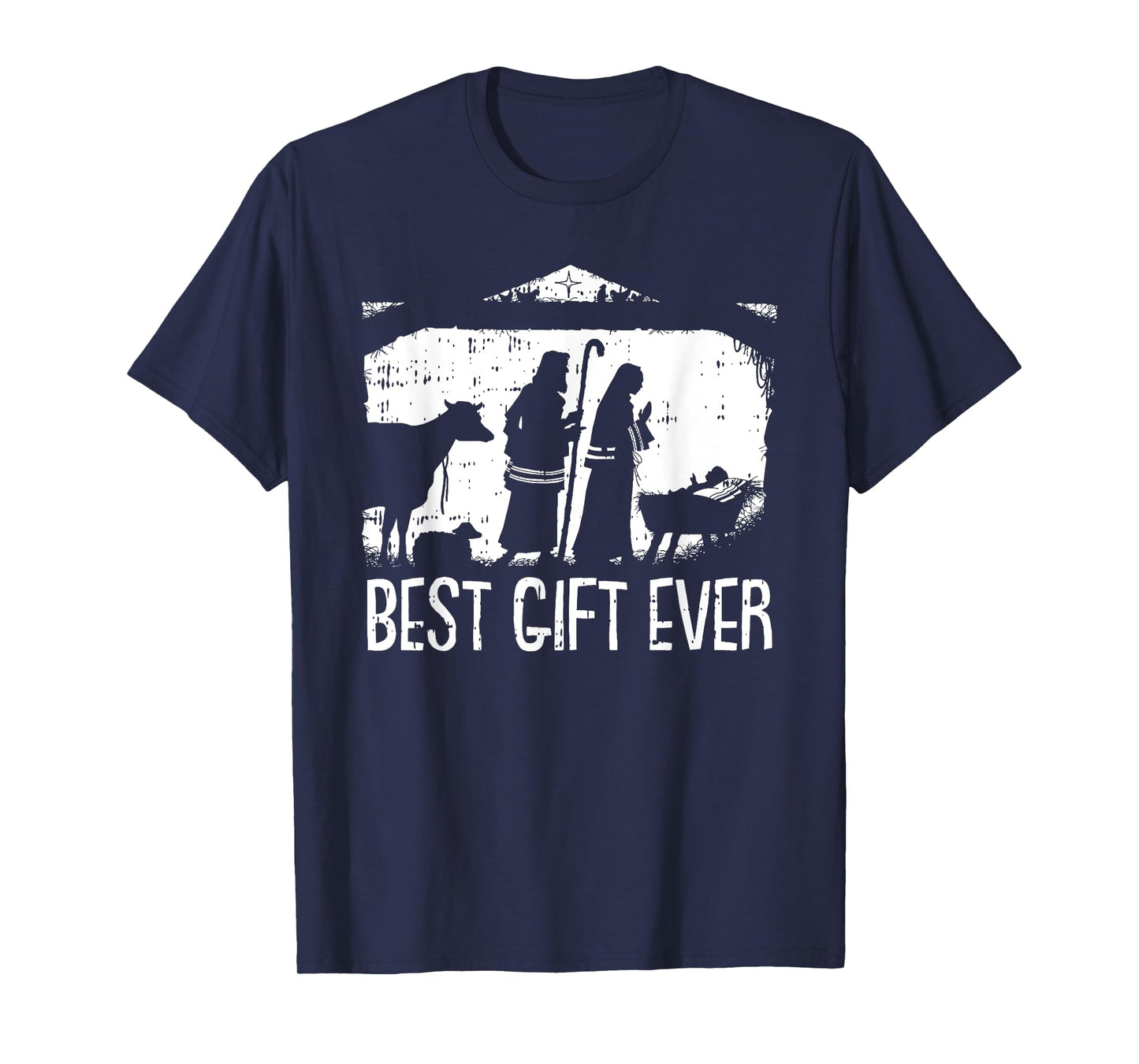 Best Ever Christmas Cool Jesus Nativity Scene Christian T-Shirt