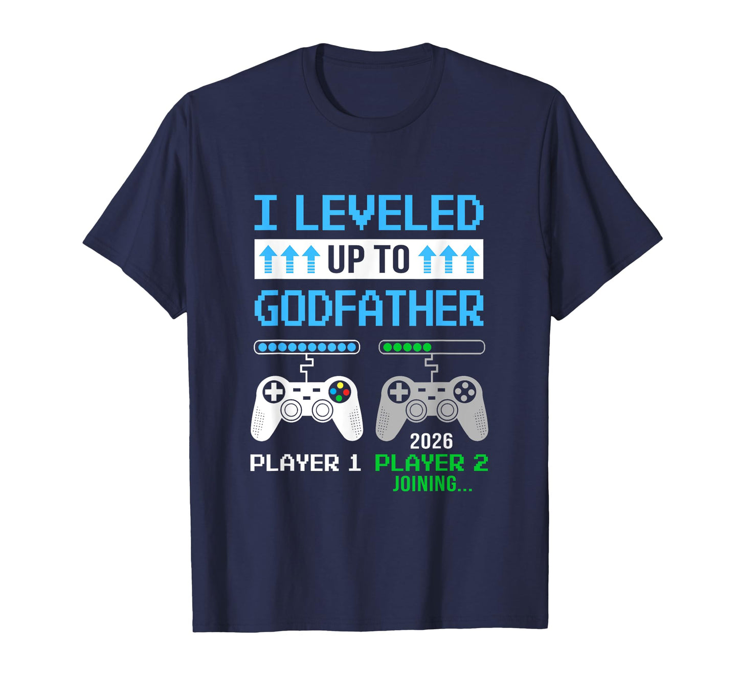 Leveled Up To Godfather 2026 Funny Video Game Soon To Be T-Shirt
