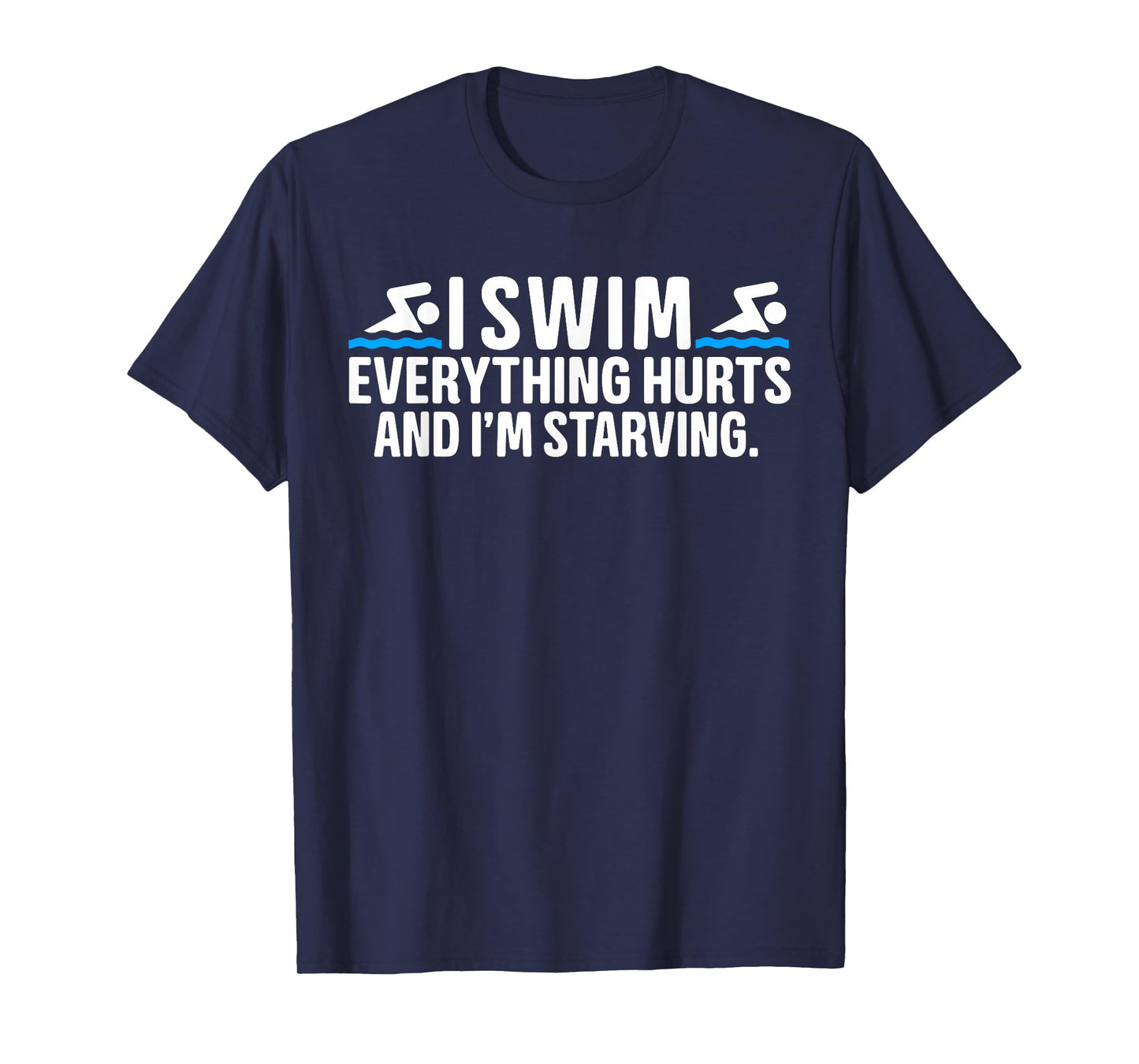 Funny Humor Swimming Swimmer Saying tee Unisex-Kids, Girls Black Small Modern Funny Swim Crew Neck Short Sleeve T-Shirt Swimming T-Shirt Sports