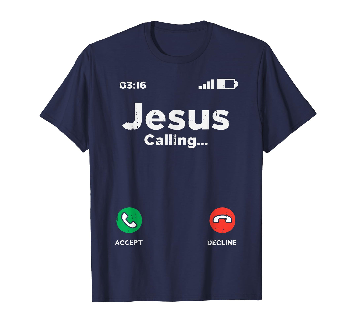 Jesus Calling God Christ Faith Religious Christian Gift T-Shirt