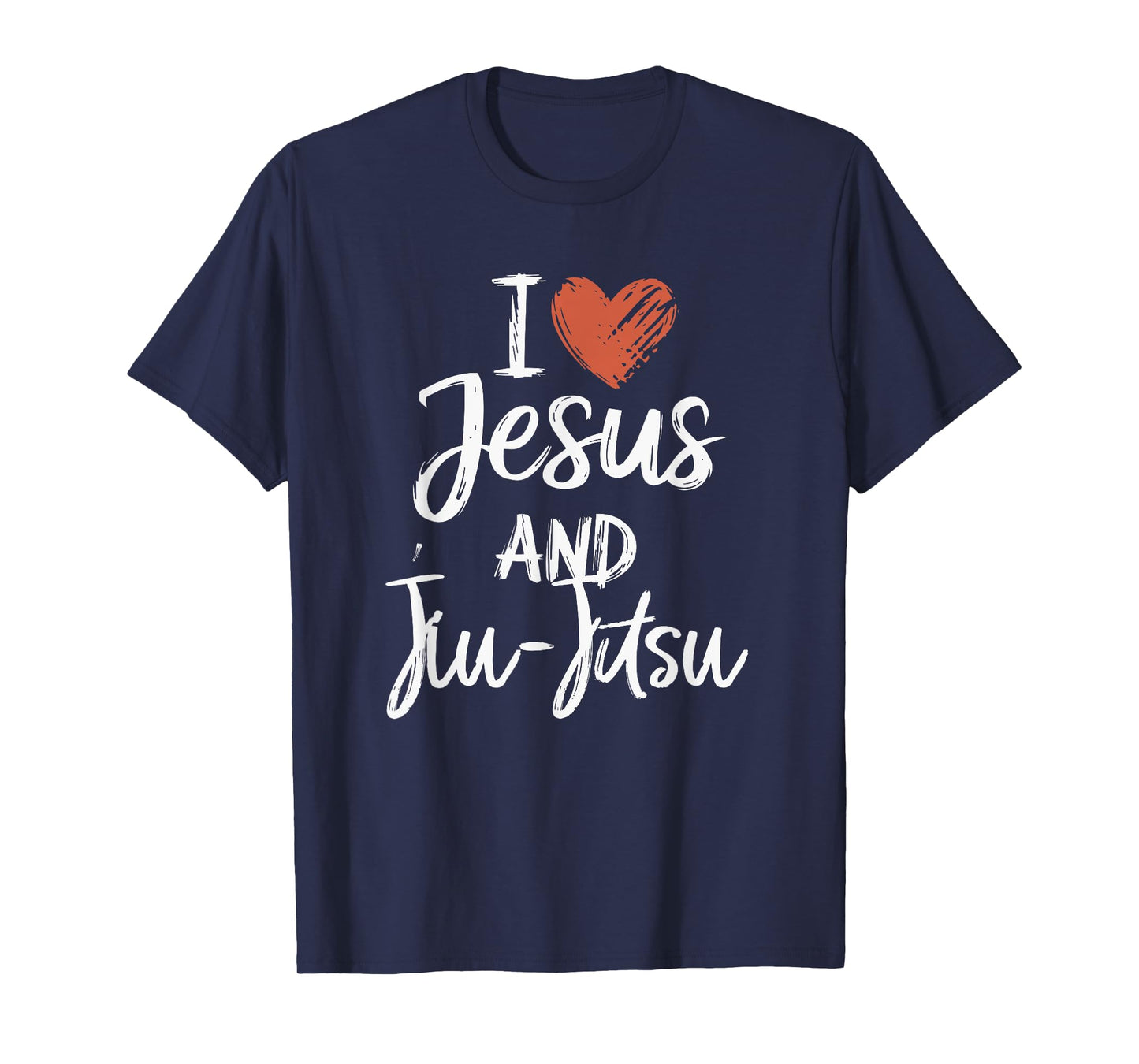 I Love Jesus And Jiu-Jitsu Christian Religious Jiu-Jitsu T-Shirt
