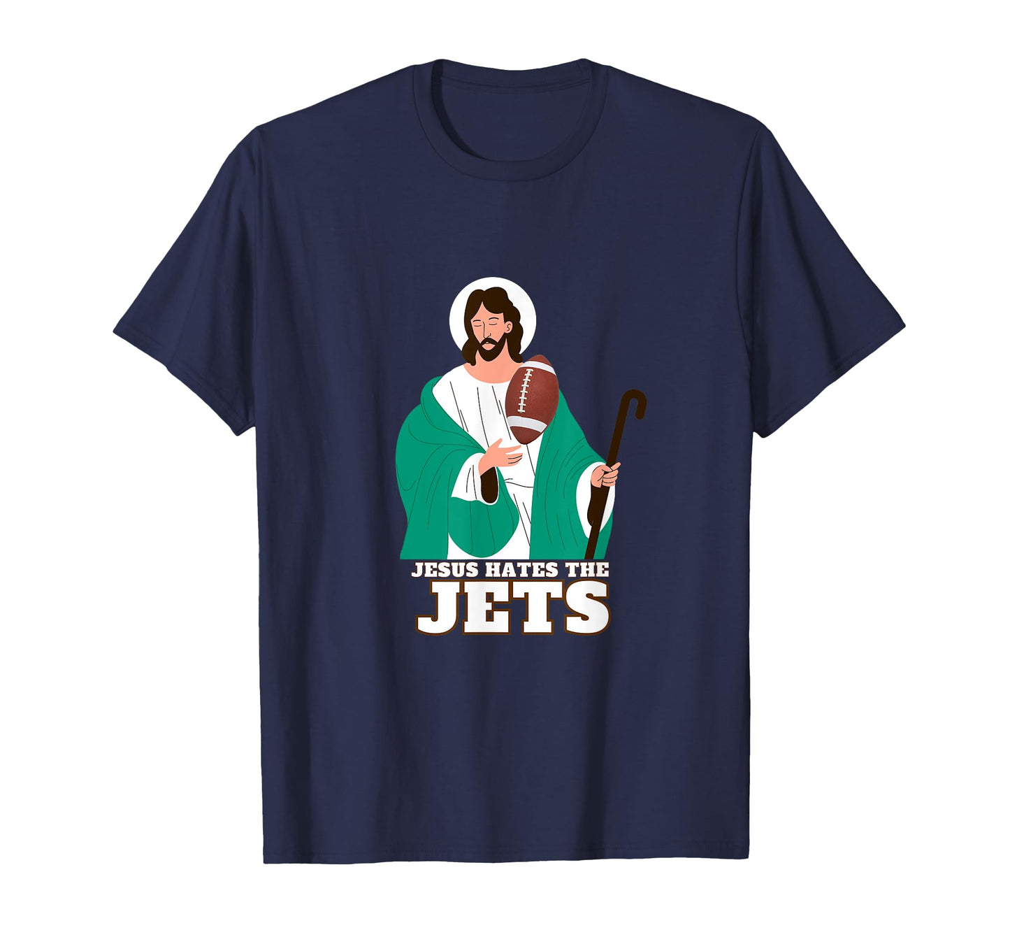 Jesus Hates The Jets Football Shirt T-Shirt