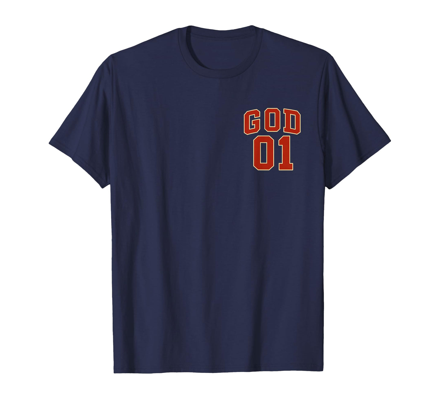Subtle God is #1 First Sports Jersey Style Christian Faith T-Shirt