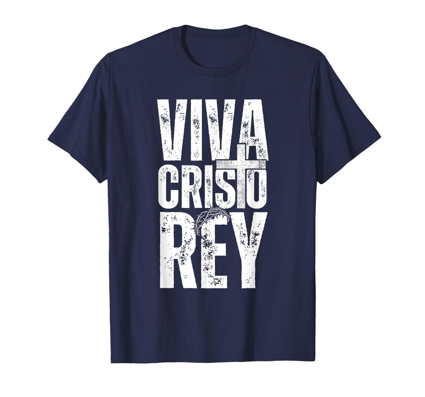 Viva Cristo Rey, Epic Christian Spanish Emblem T-Shirt