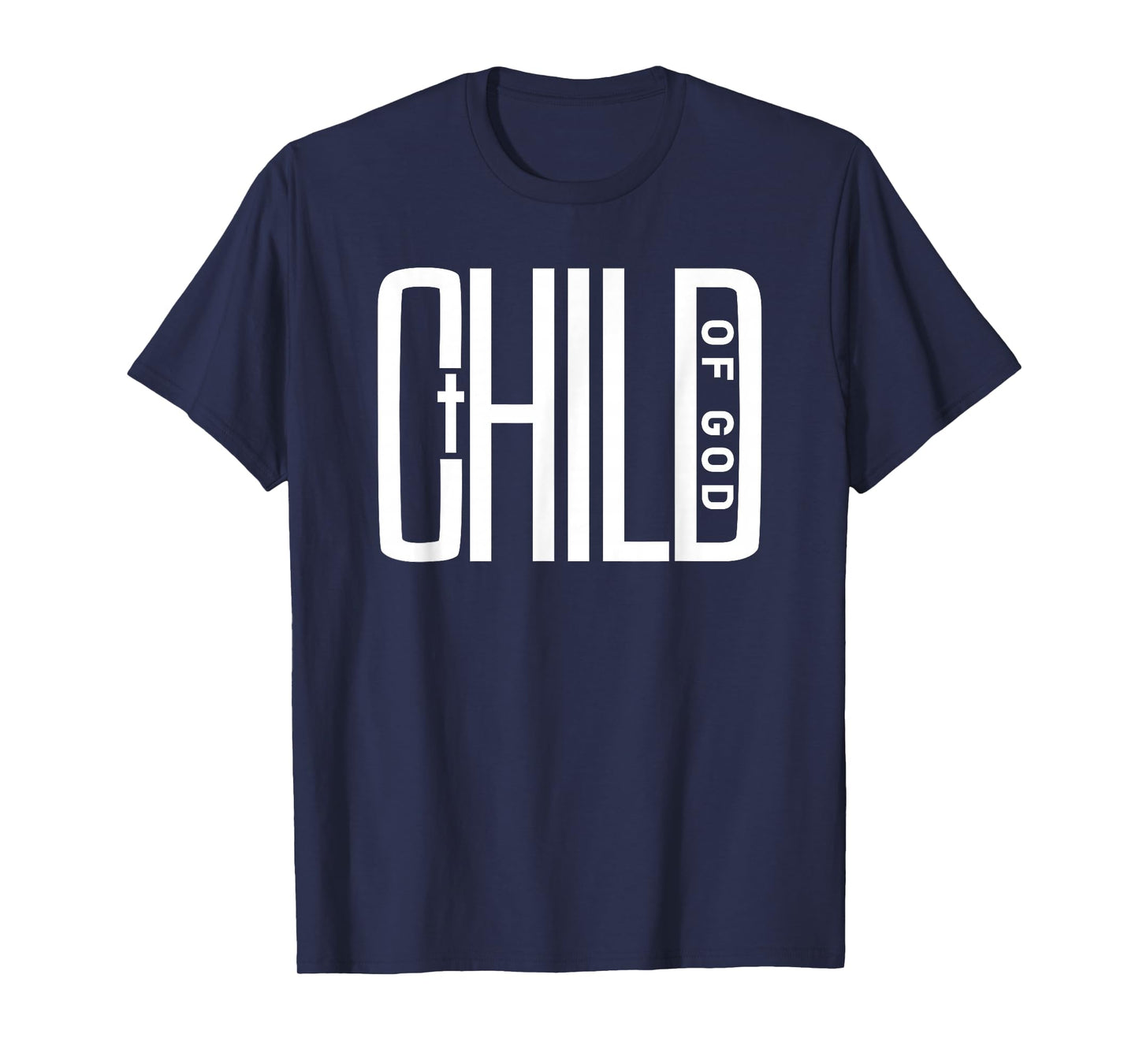 Child of God - Christian Faith, Inspirational Cross Graphic T-Shirt