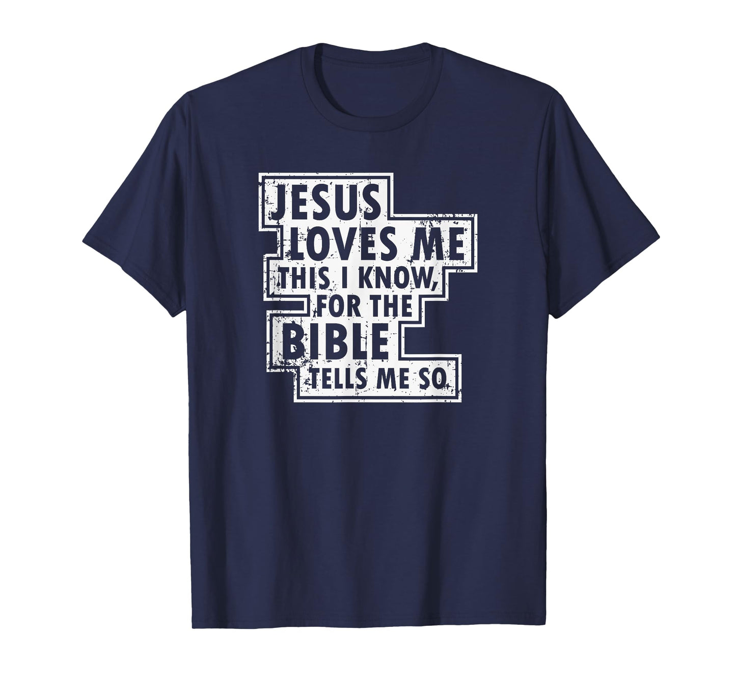 Jesus Loves Me This I Know Christian Faith T Shirt