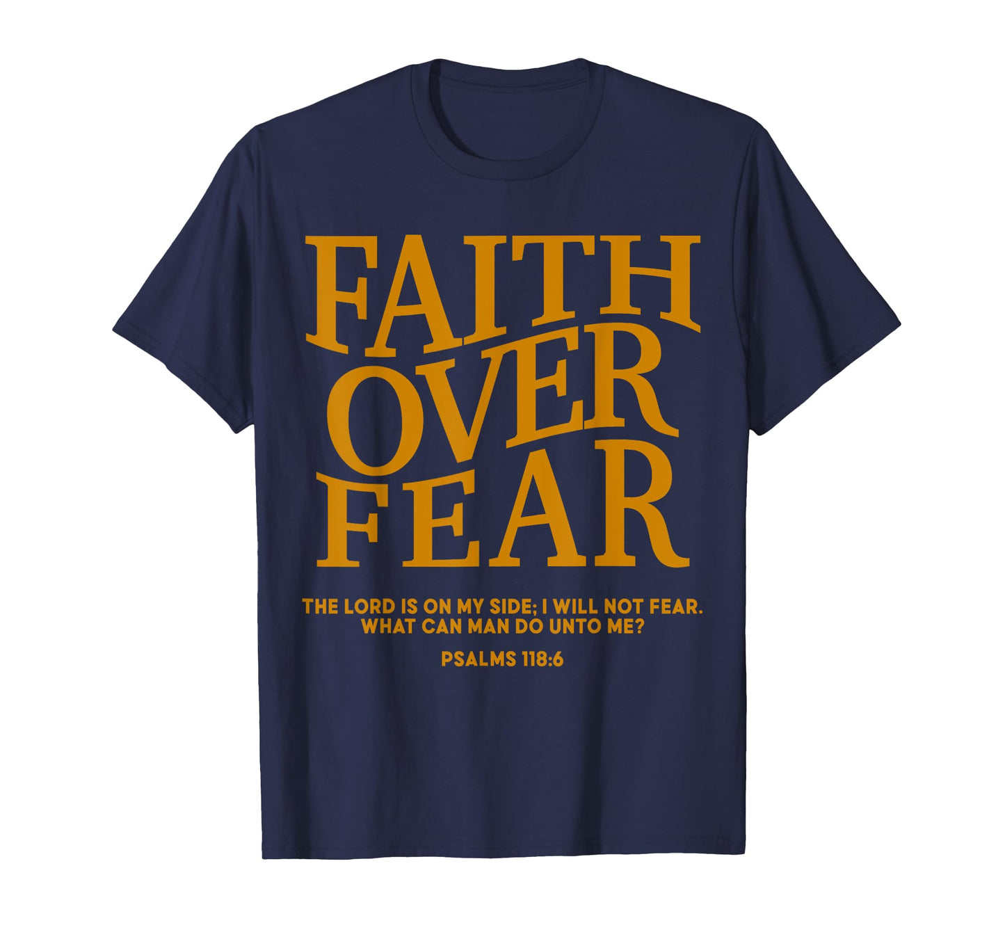Faith Over Fear Christian Jesus Toddler God Son Sister Boys T-Shirt