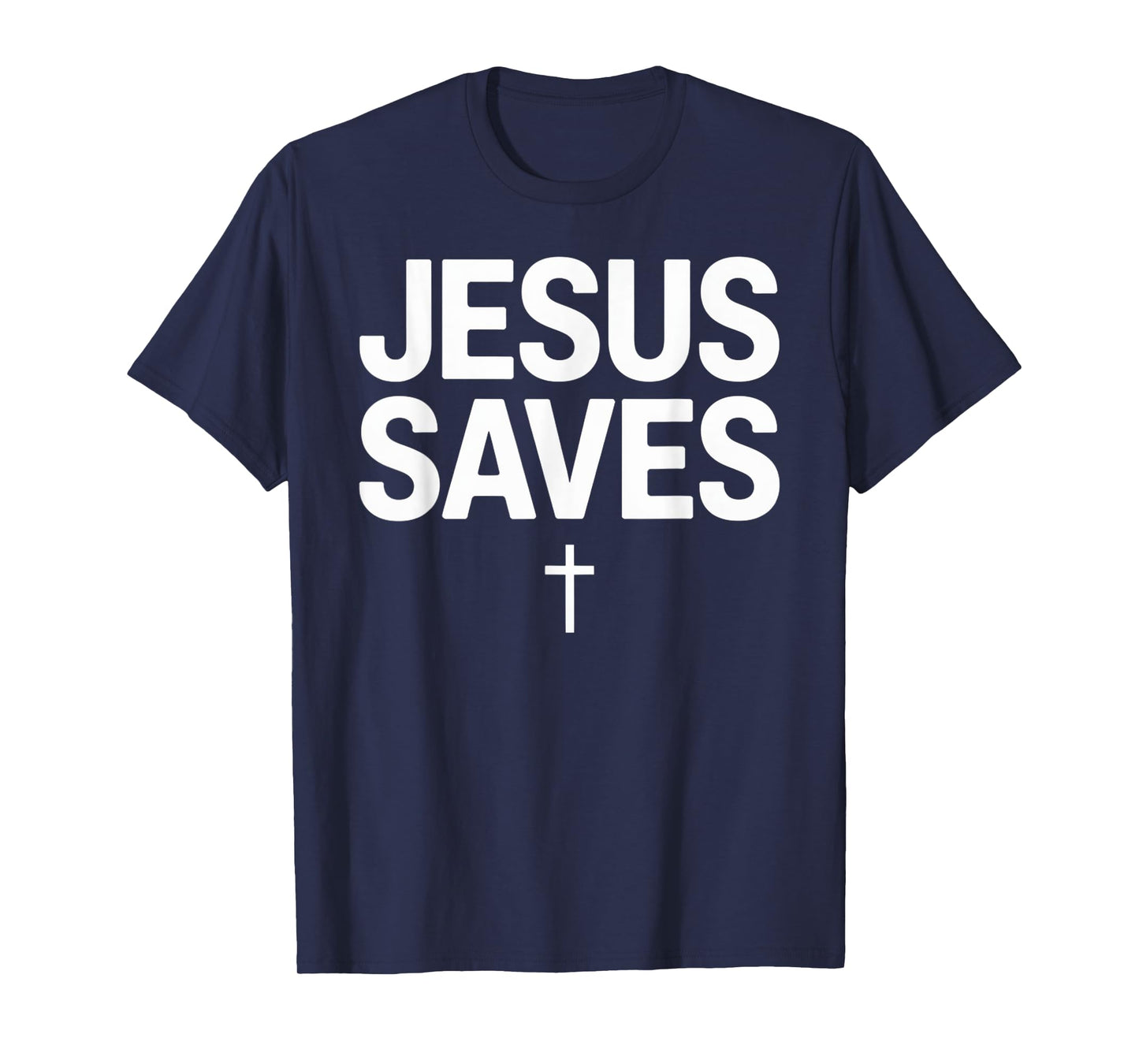 Jesus Saves Cross Christian Religious Faith Mens T-Shirt