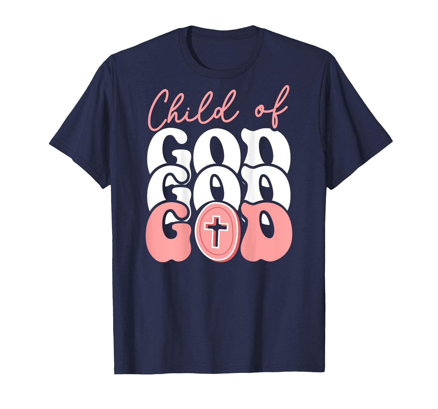 A Child of God The Way The Truth The Life Jesus Art ON Back T-Shirt