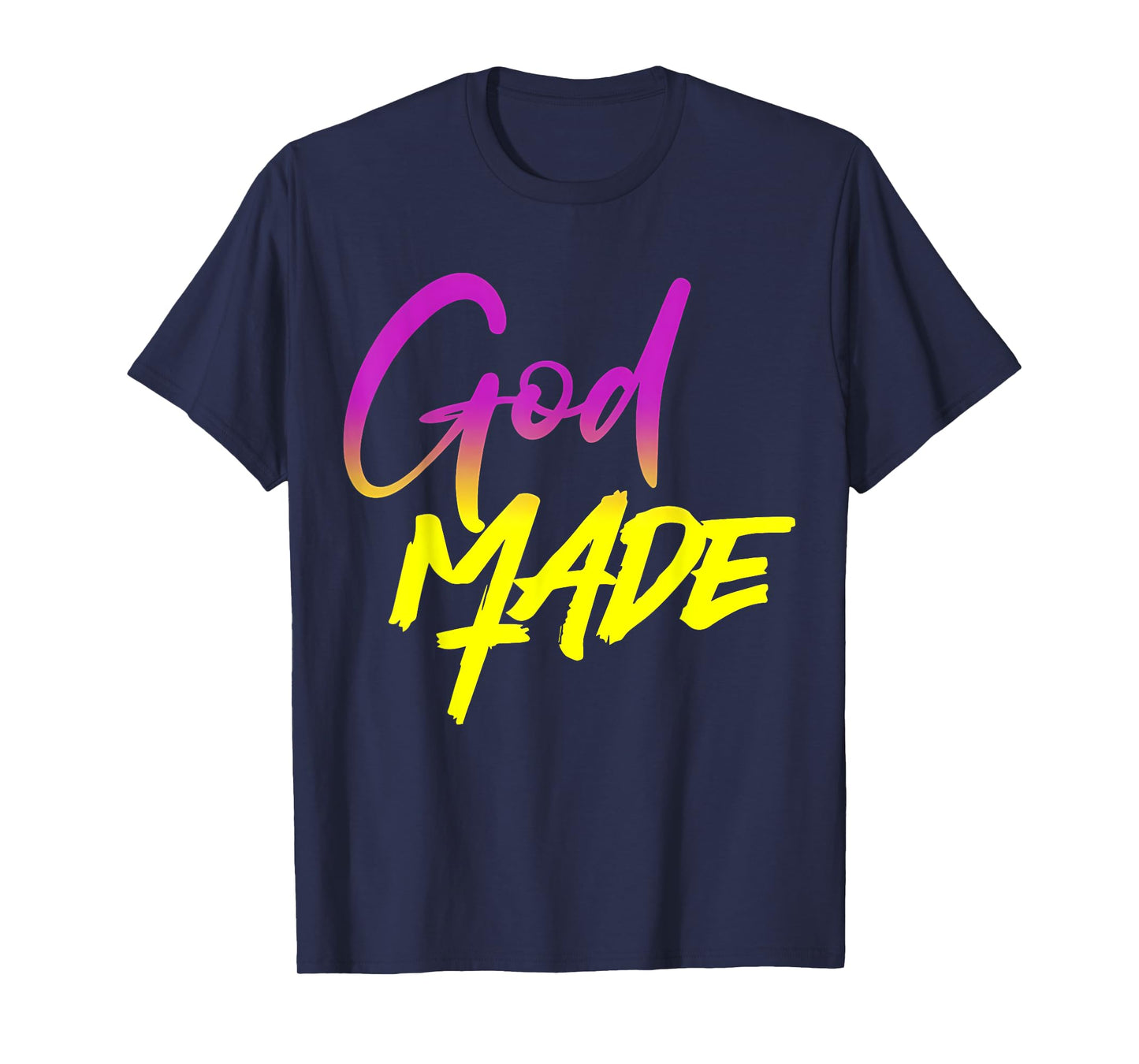 God Made Jesus Cross Vintage Christian Gift T-Shirt