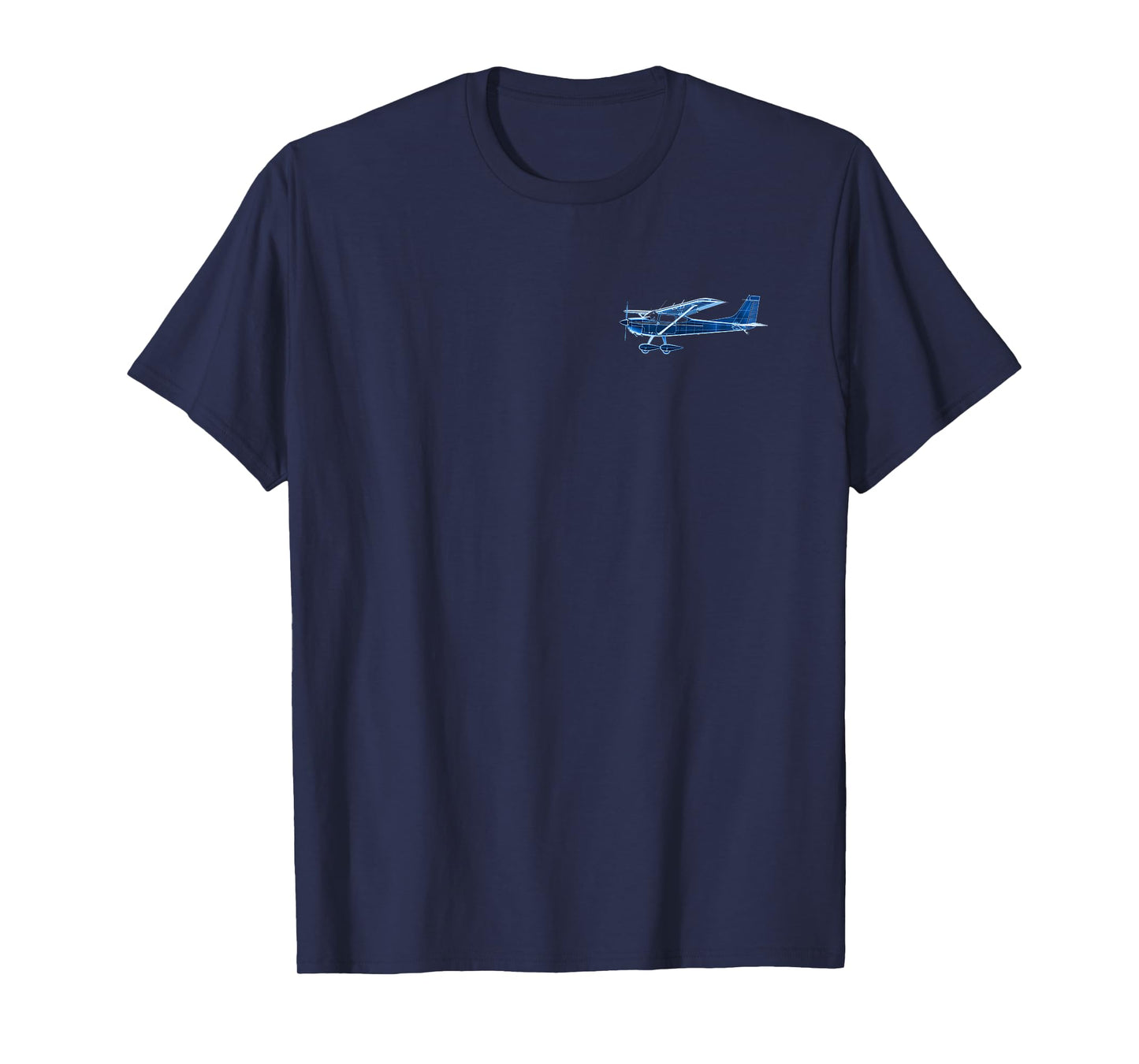 Pilot C172 Flying Airplane Mode On (2-Sided) T-Shirt