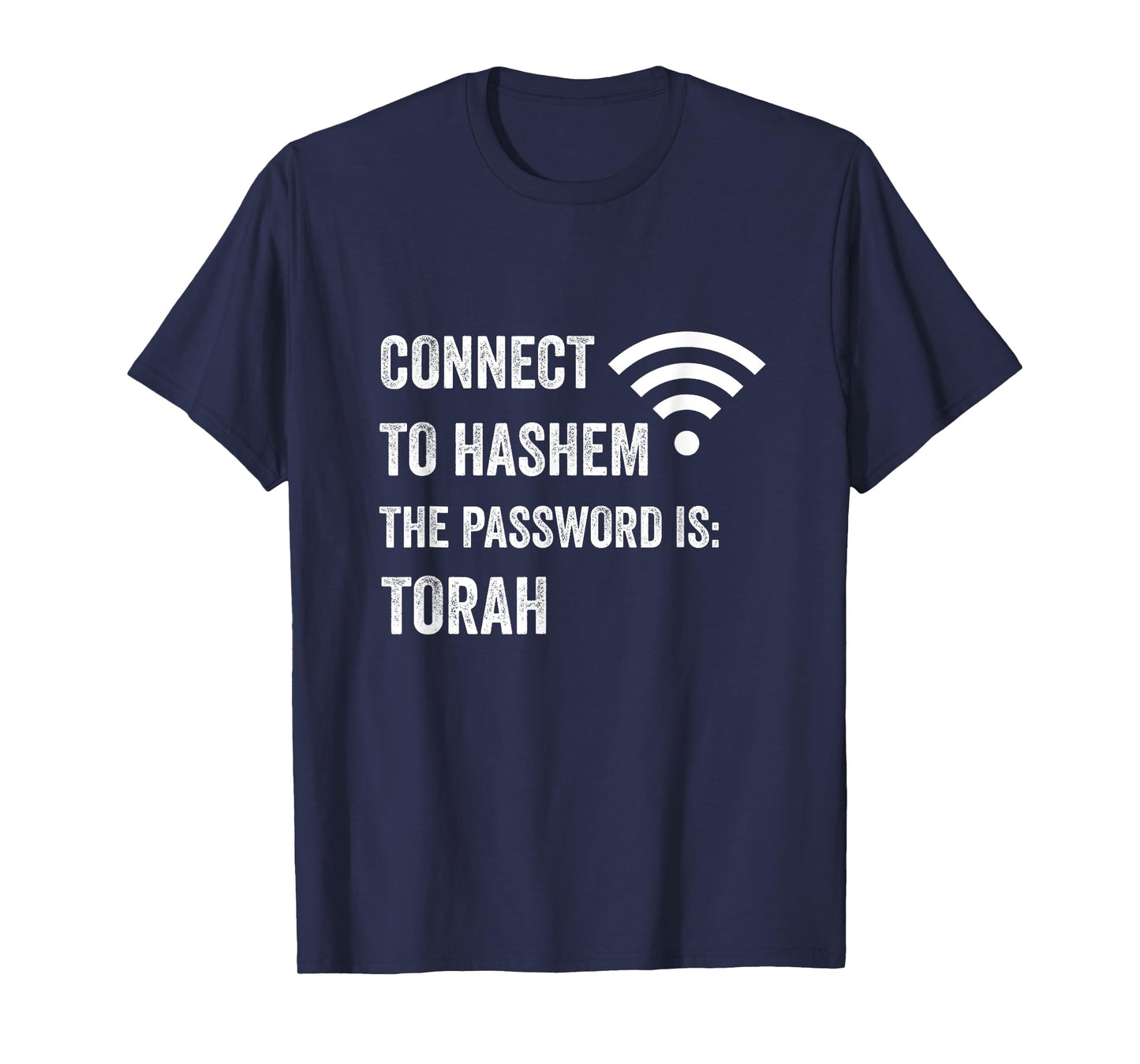 Connect To Hashem The Password Is Torah Jewish 613 Kabbalah T-Shirt