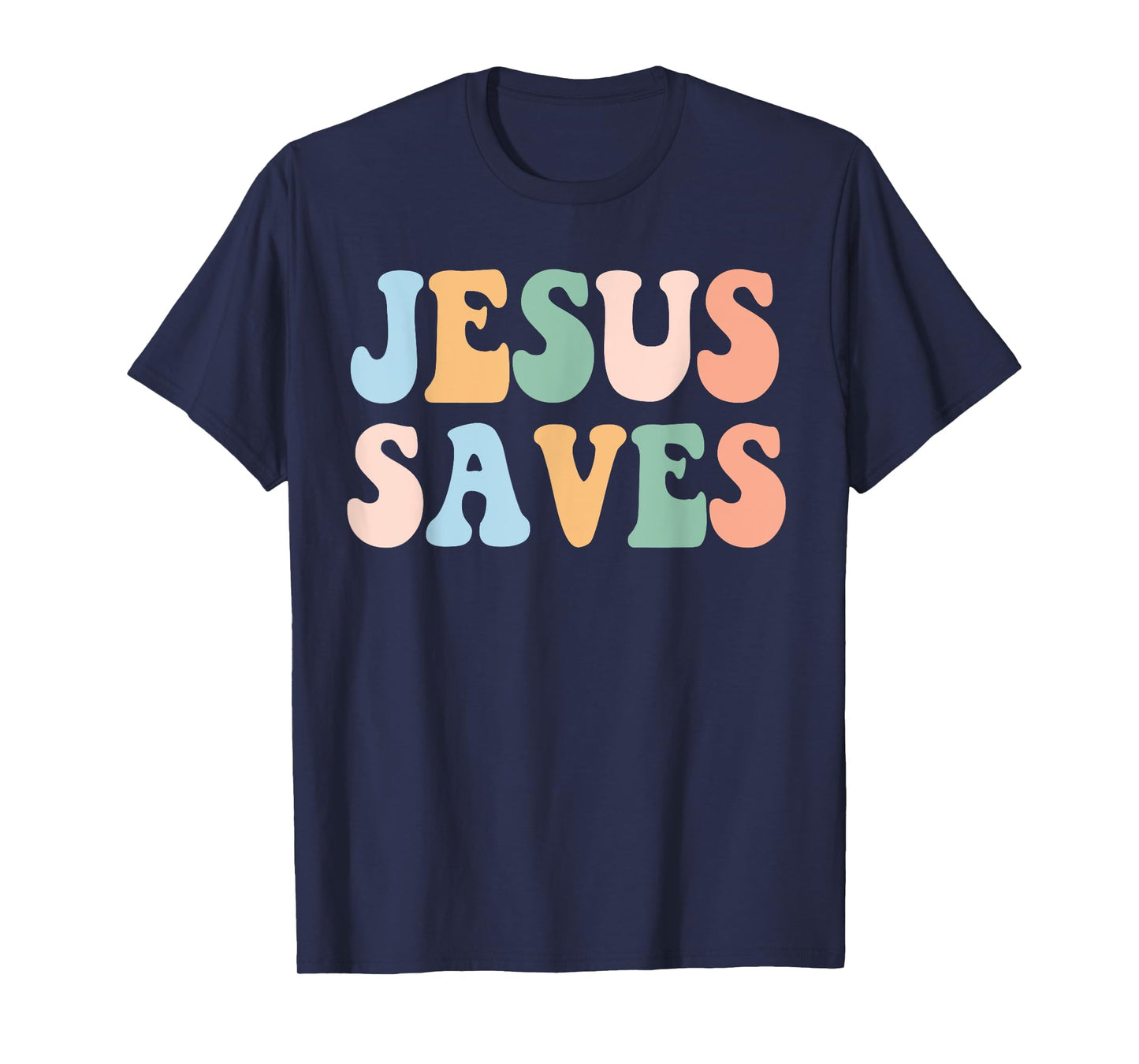 Jesus Saves Christian Retro Vintage T-Shirt