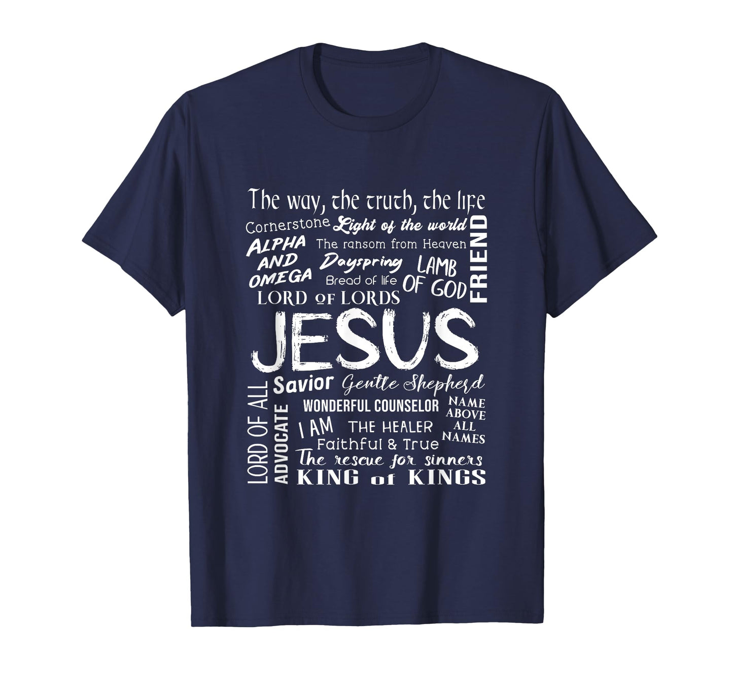 Names of Jesus - Christian Bible T-Shirt