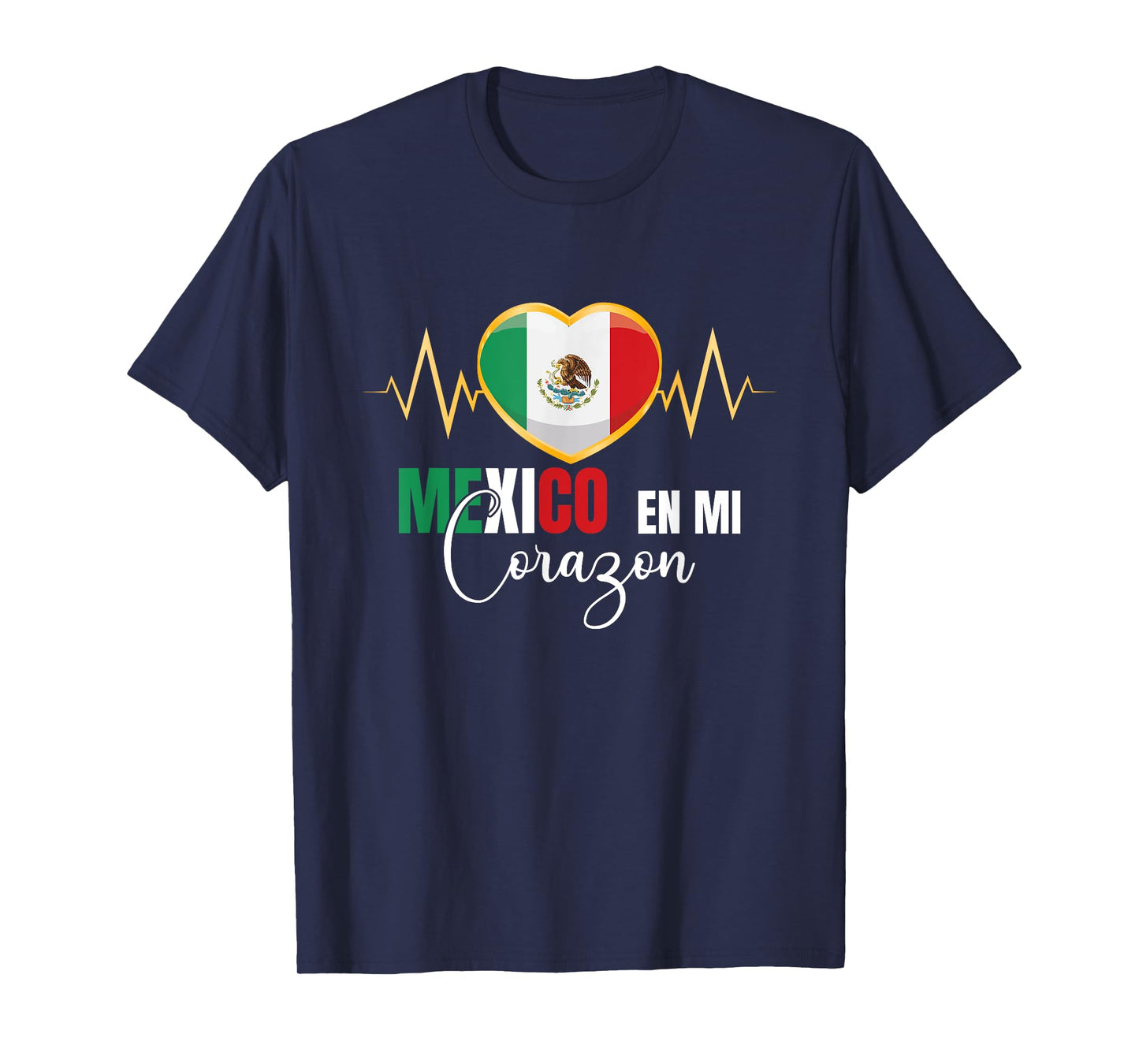Mexico En Mi Corazon - Cool North America Travel T-Shirt
