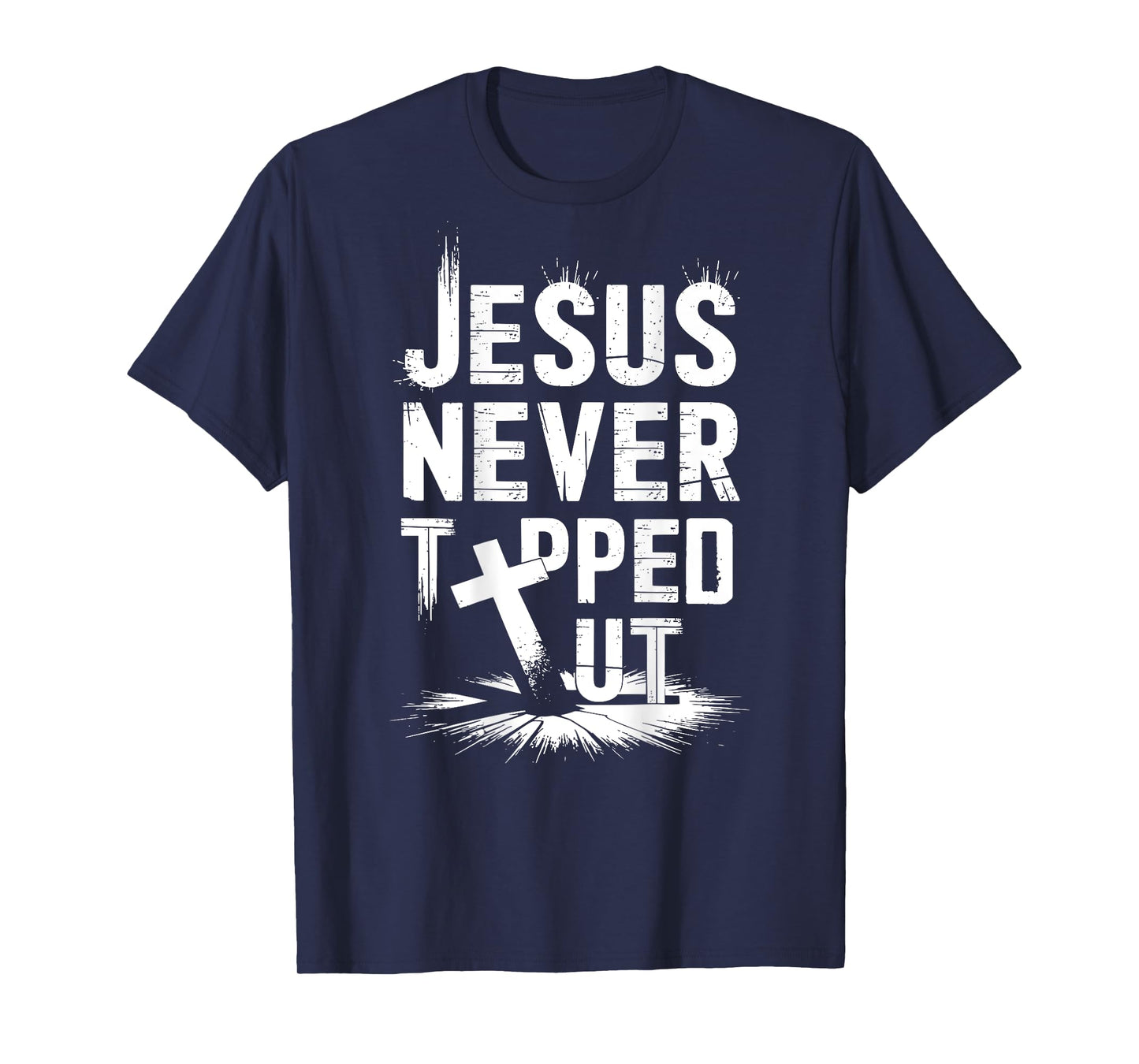 Jesus Never God Says You Bless The Way The Truth ART ON BACK T-Shirt