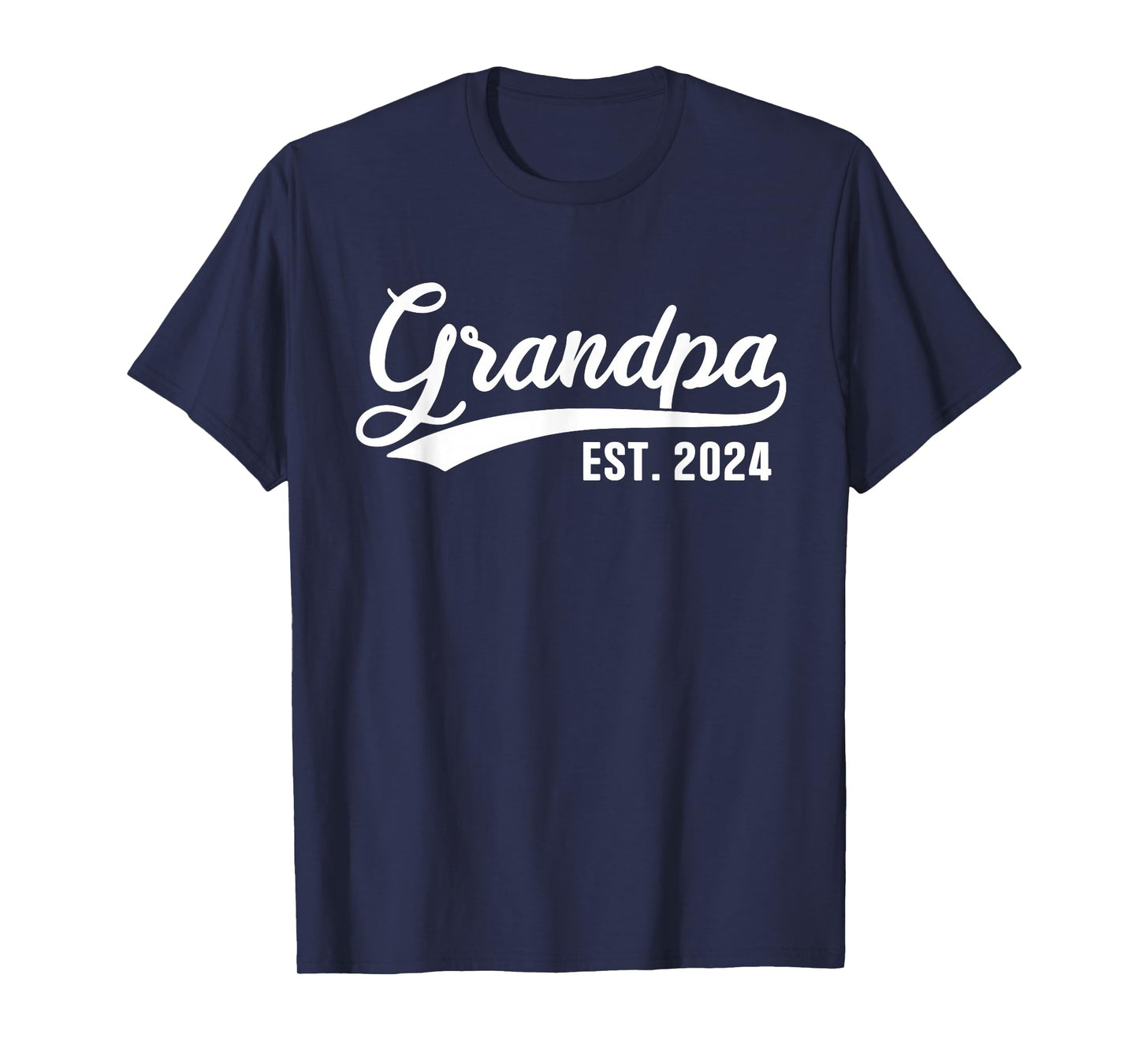 Grandpa 2024 Retro Grandpa Est 2024 T-Shirt