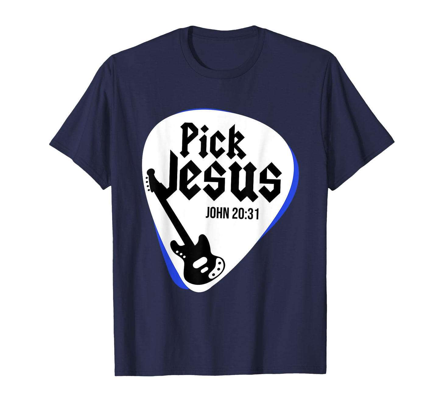 Jesus Christ Guitar Religion Christianity Catholic God T-Shirt