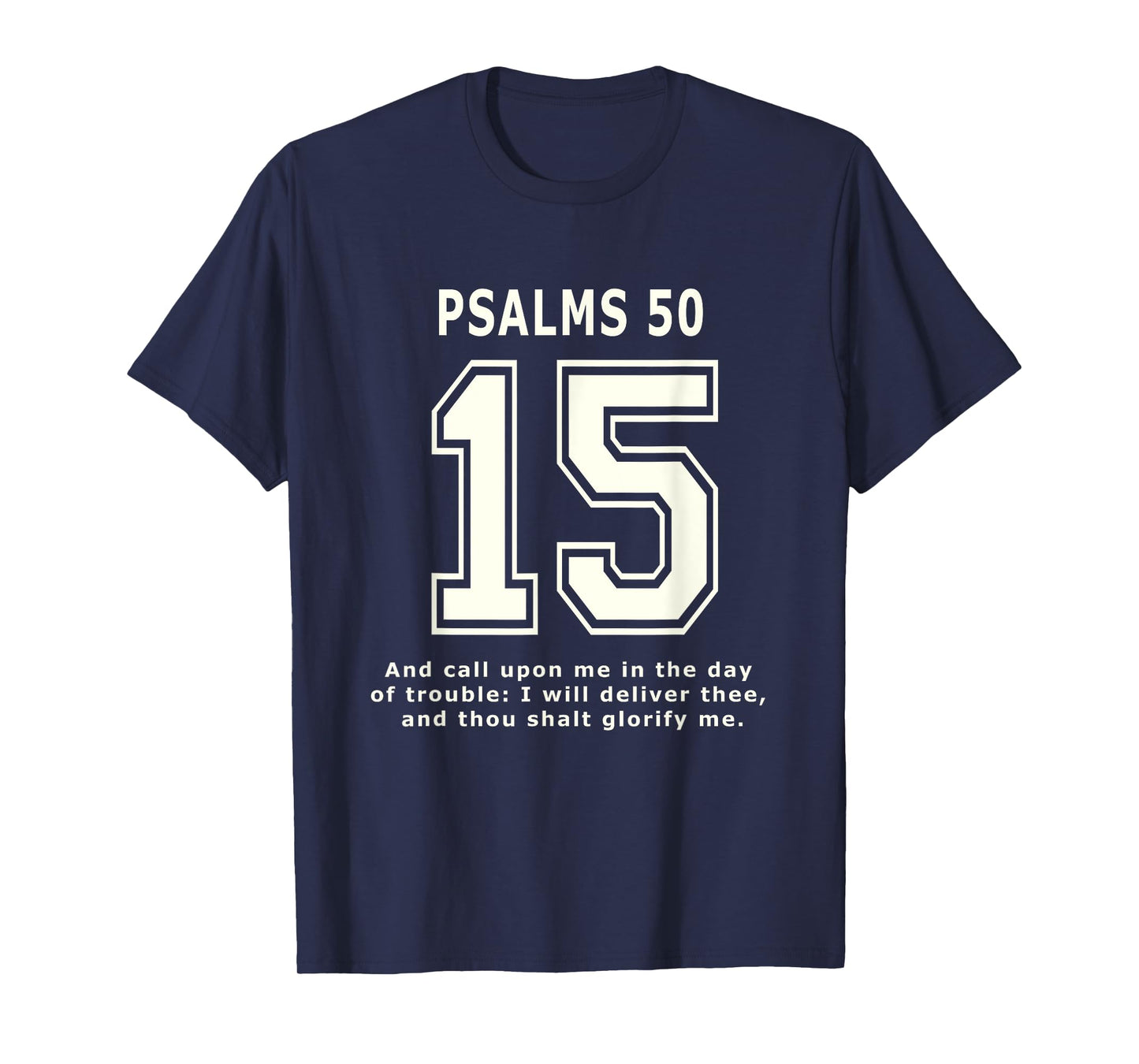 Psalms 15 Team Sports Bible Verse Christian Jersey T-Shirt