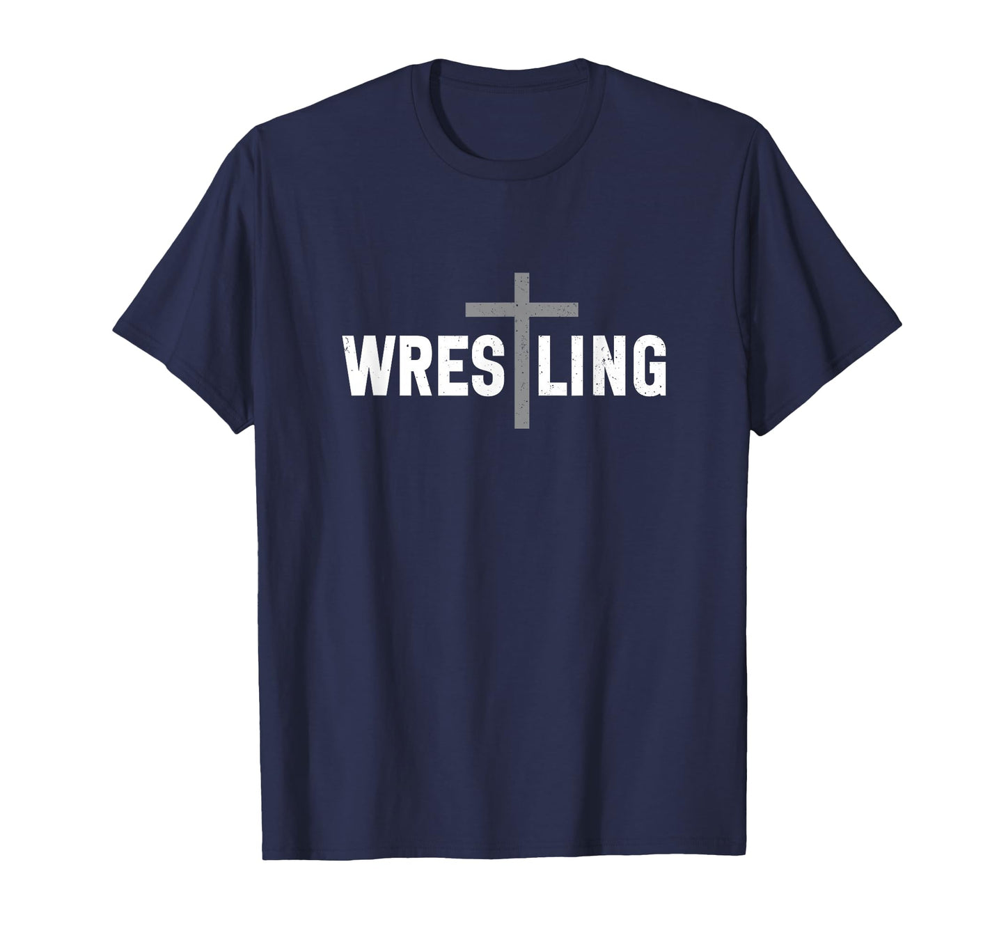 Wrestling Christian Cross Men Boys Wrestle T-Shirt
