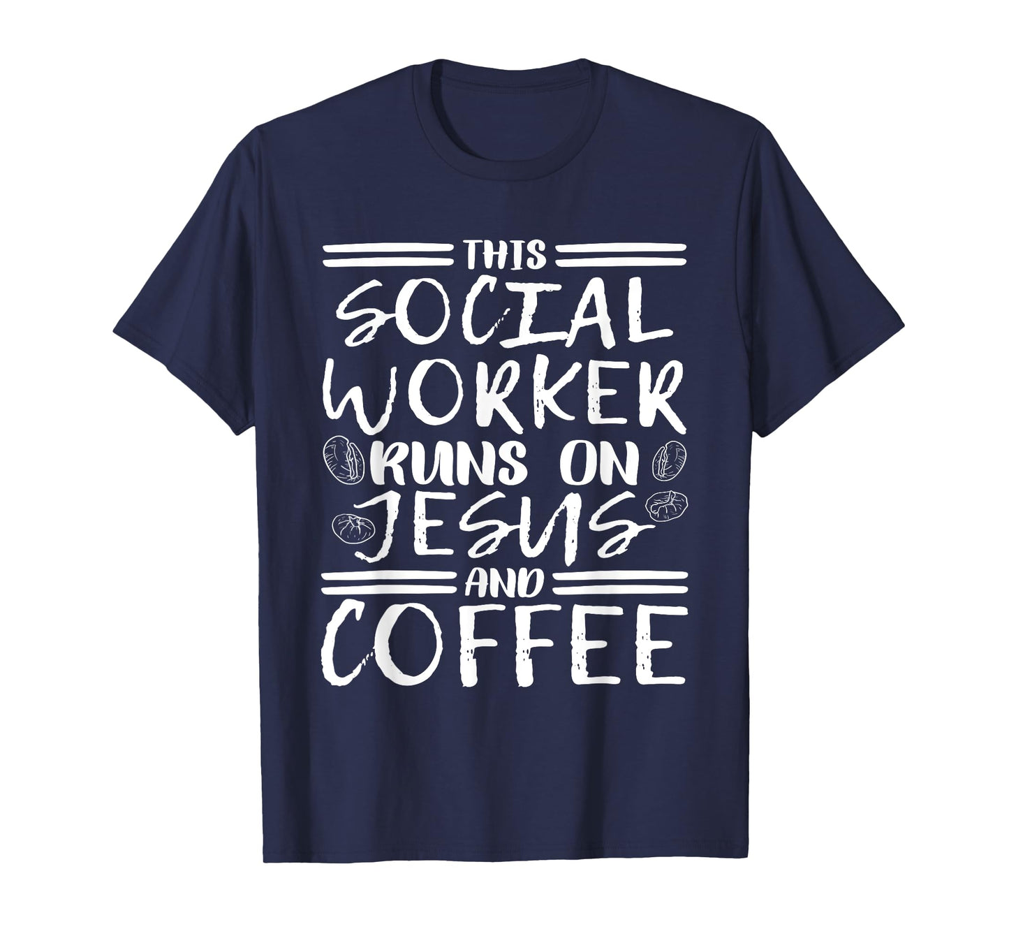 This Social Worker Runs On Jesus, Christian Social Worker T-Shirt