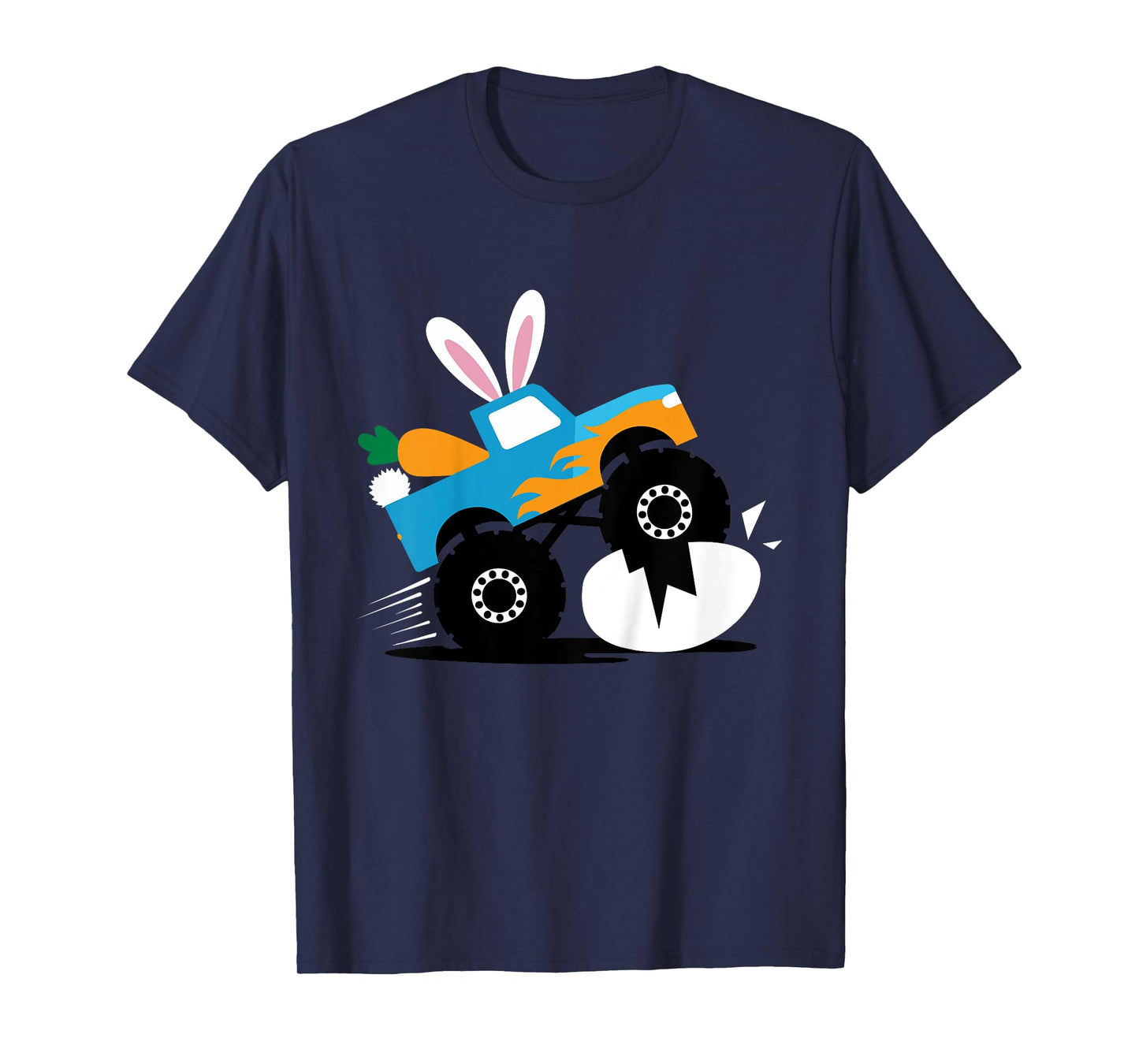 Kids Monster truck bunny for easter kids boys toddler T-Shirt