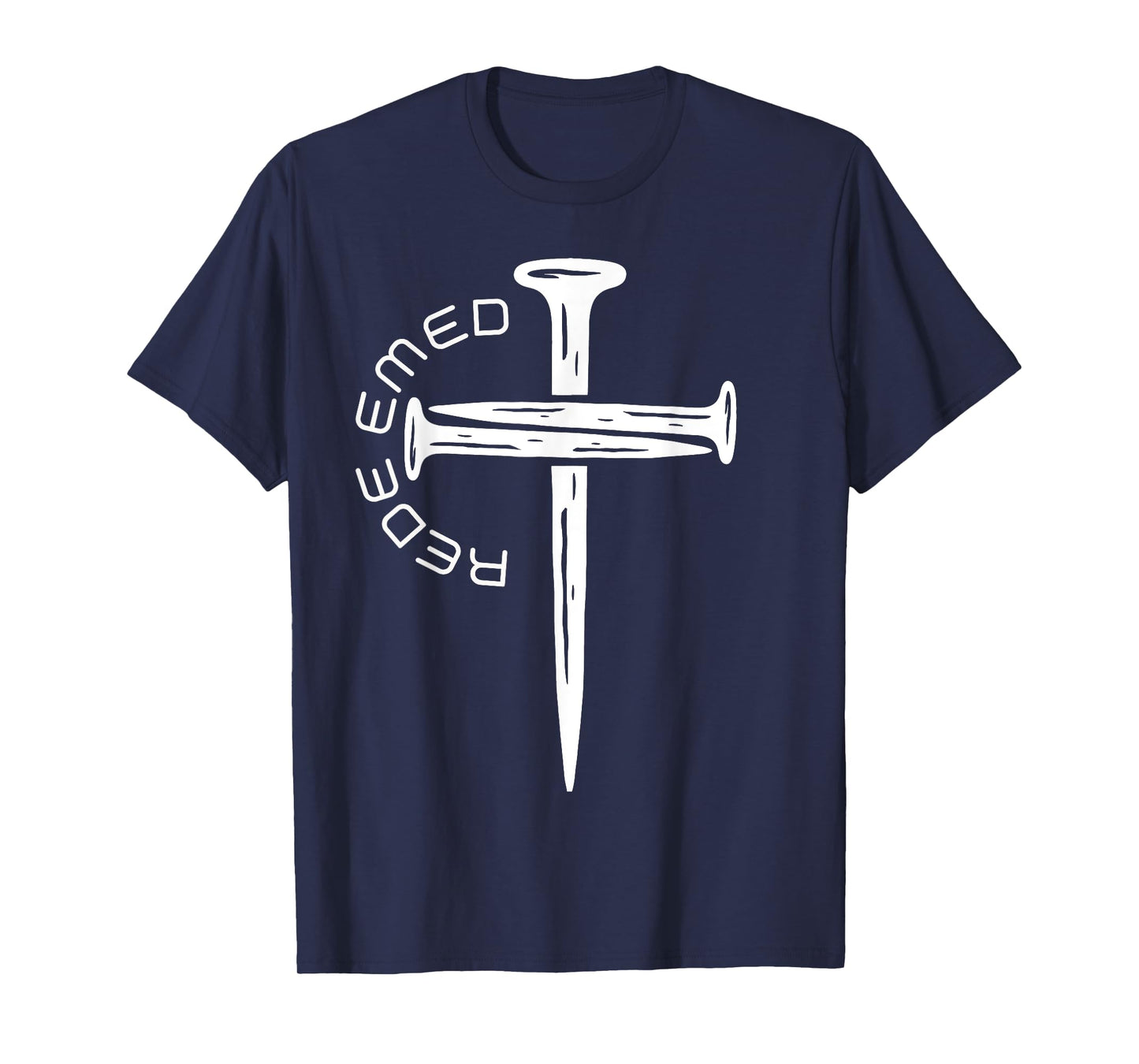 Redeemed Jesus Christian Cross God Faith Bible Religious T-Shirt