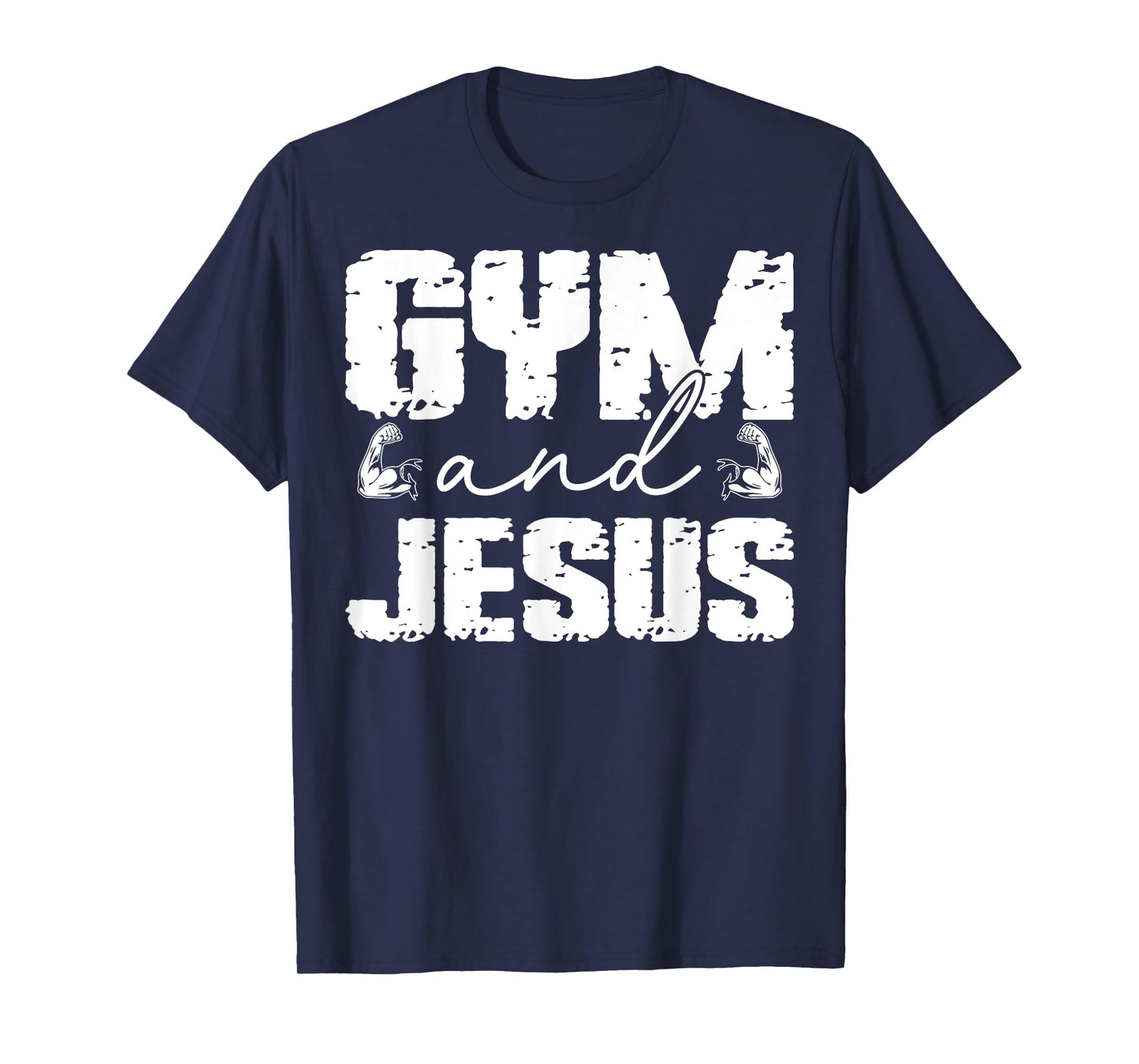 Christian Lovers Gym and Jesus Faith Fitness Gym and Jesus T-Shirt