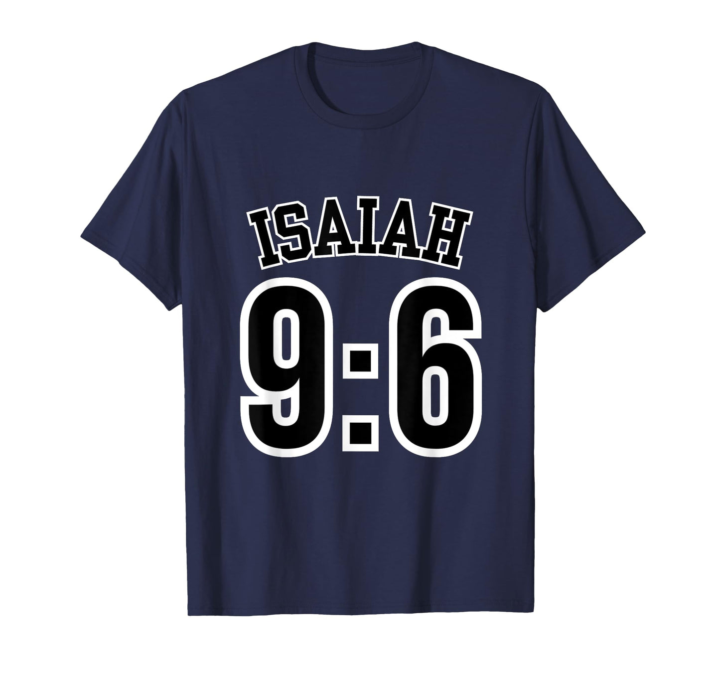 Isaiah 9:6 Sports Jersey Christian Scripture Verse Design T-Shirt