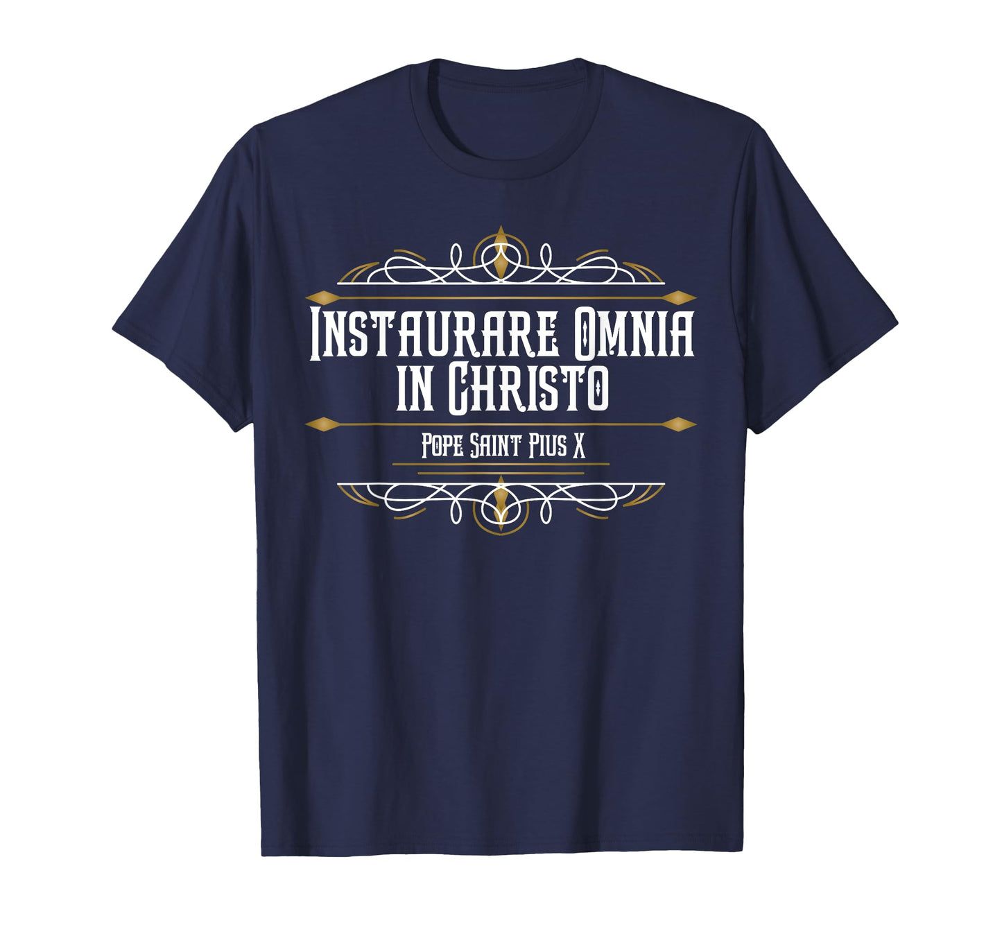 Pope St Pius X Catholic Saint Traditional Latin Mass T-Shirt