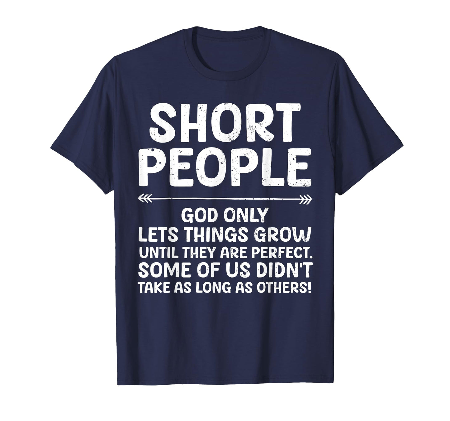 Funny Short People Art For Men Women Short Girl Short People T-Shirt